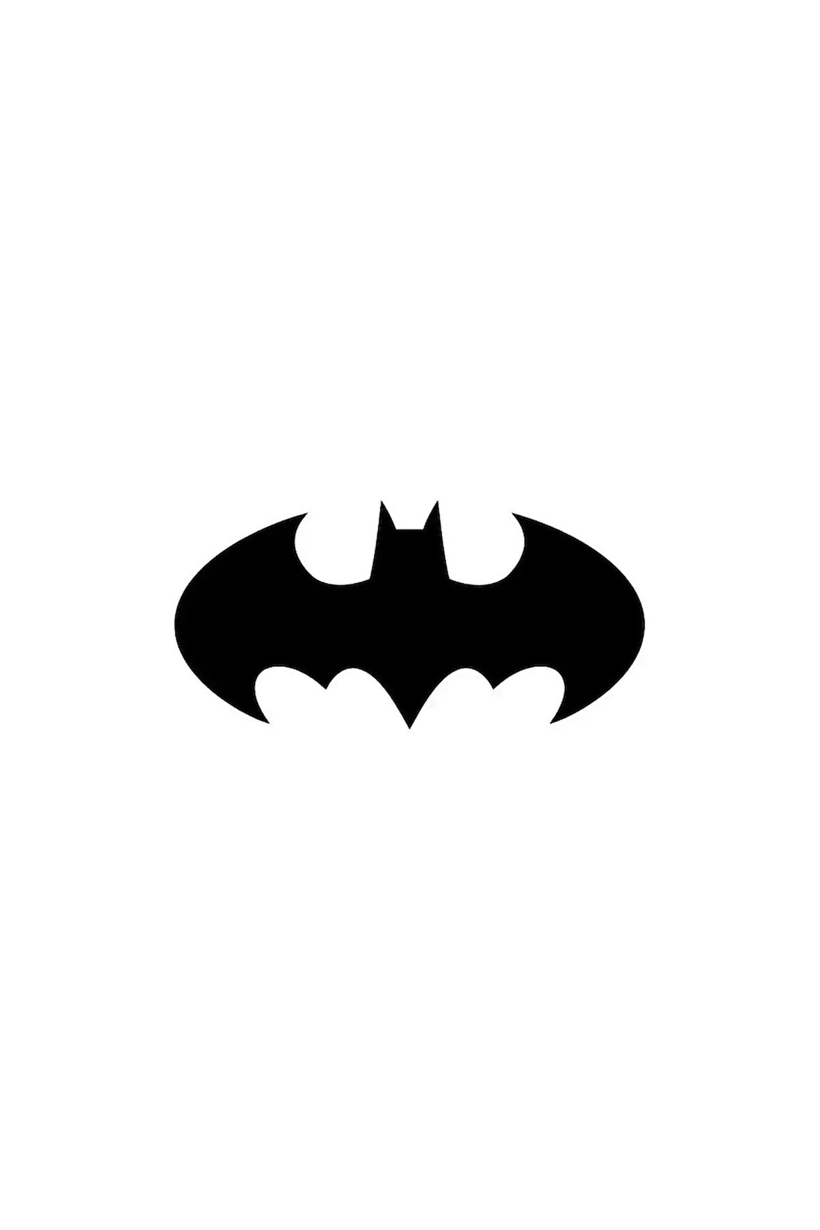 Batman Amblem Sticker (Oto-Motor-Laptop-Duvar-Dekor) 10 x 5 cm