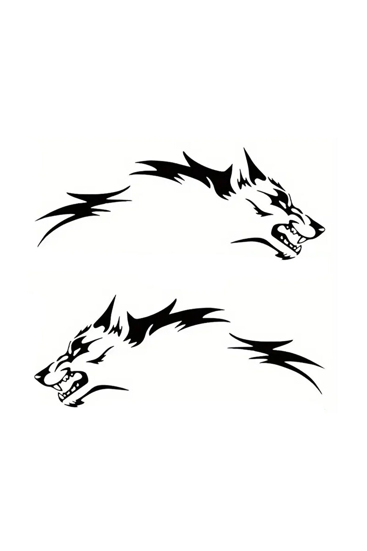 Kurt Oto Yan Cam Sticker Sağ/sol 13 X 5 Cm Sağ/sol 2 Adet