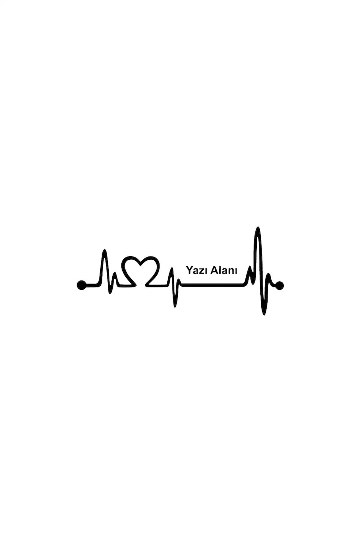 İsim Soyisim Kalp Atışı - Araç, Oto, Laptop, Duvar Uyumlu Sticker 10*4 Cm