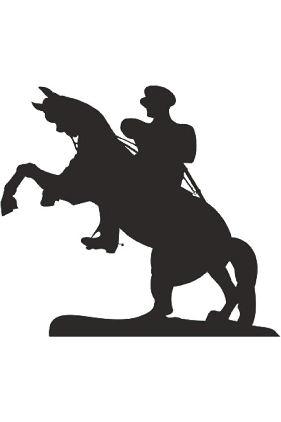 Mustafa Kemal Atatürk (Oto-Motor-Laptop-Duvar-Dekor) 10 x 8 cm