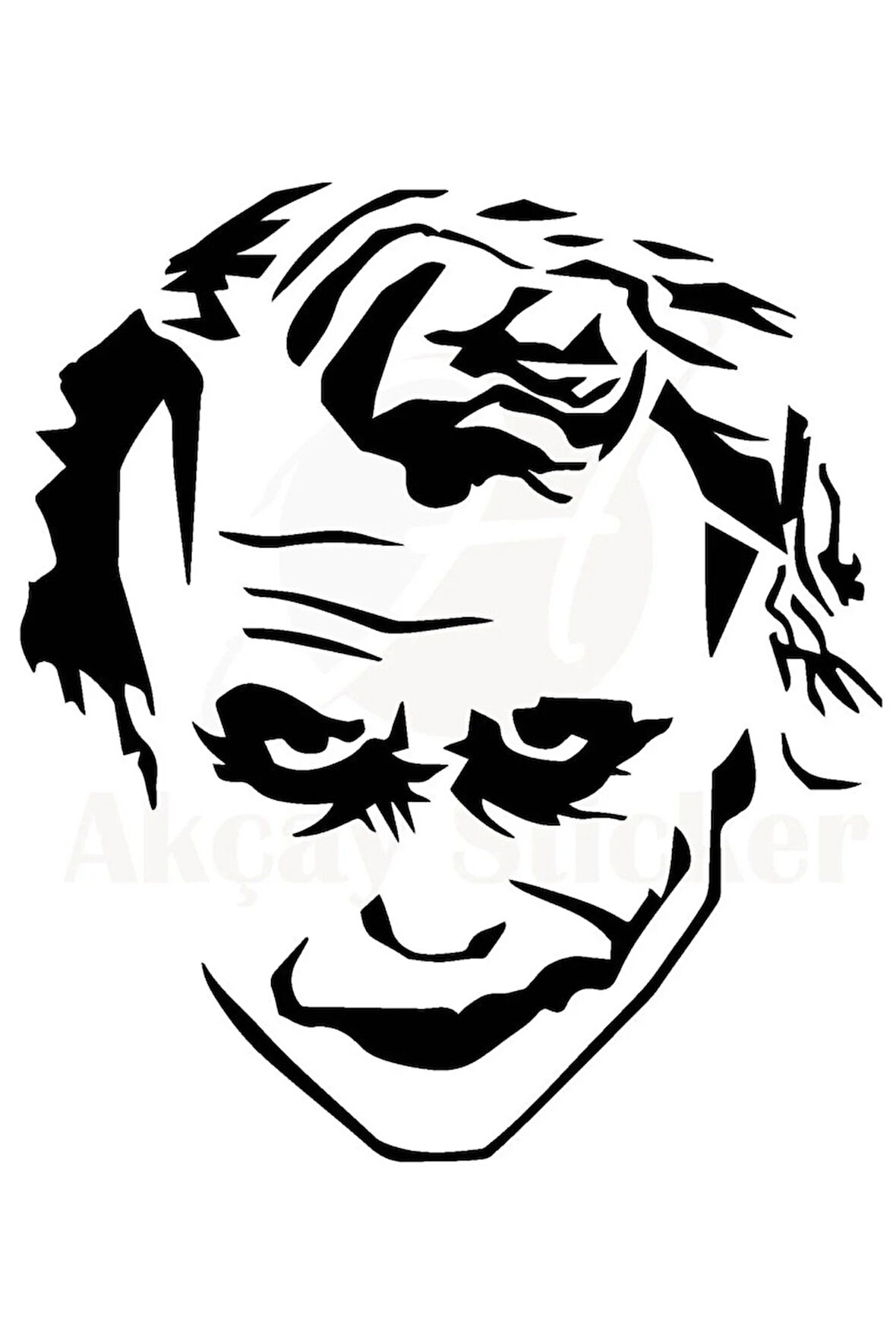 Joker Oto Motor Laptop Duvar Folyo Sticker 20 X 22 Cm