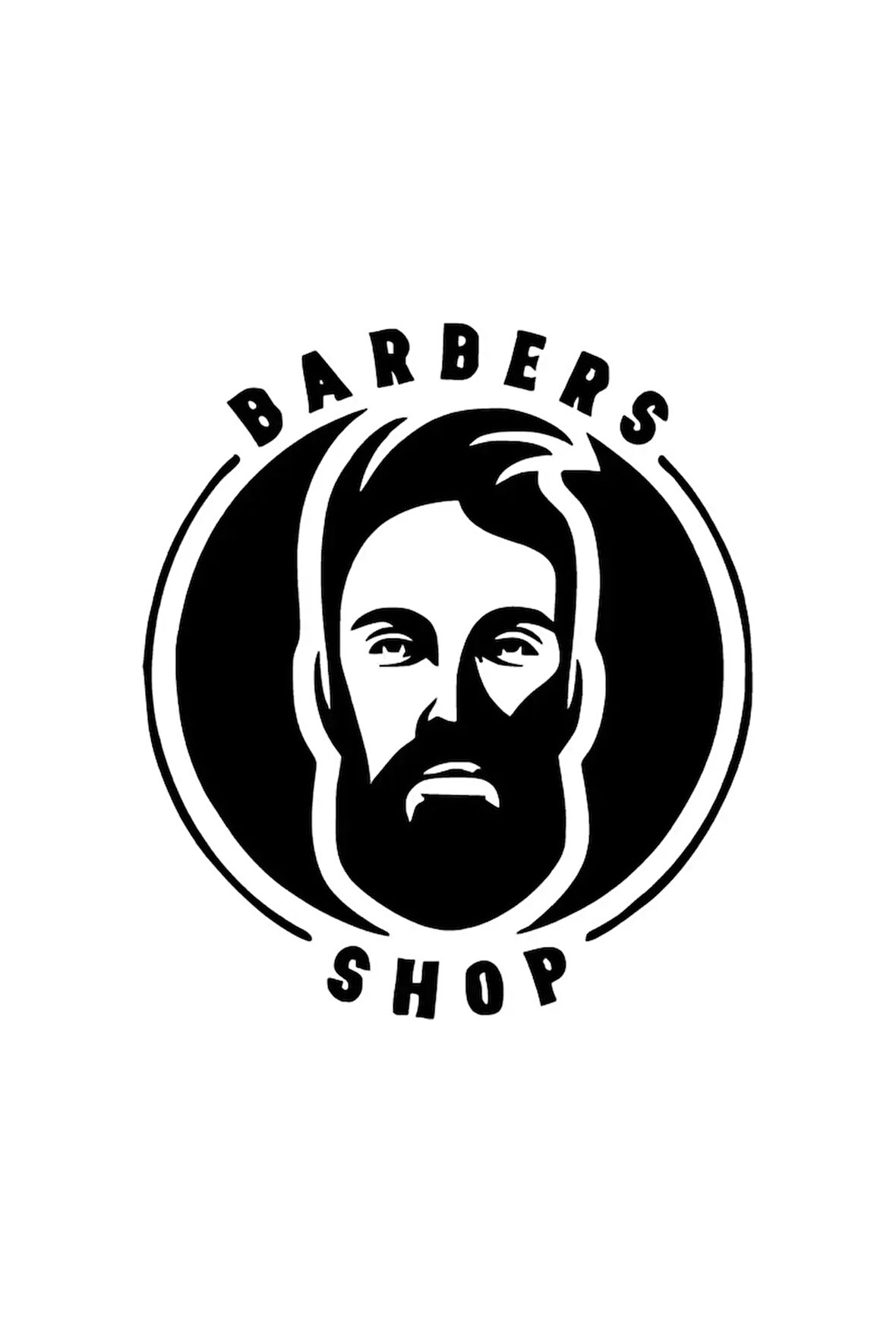 Barbers Shop Sticker Oto Motor Laptop Duvar Folyo Sticker 10x11 Cm