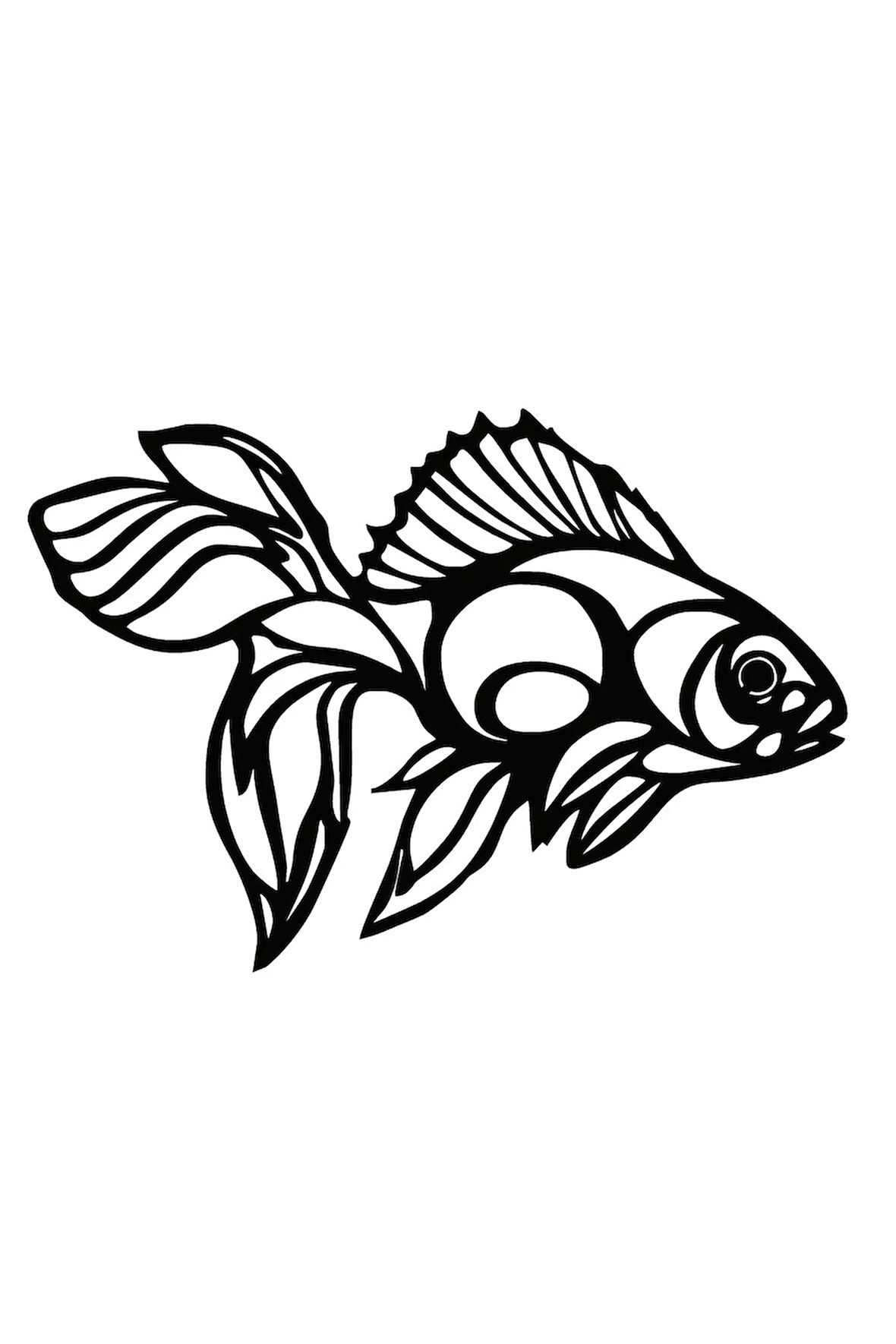 Akvaryum Balığı 60x42 Cm