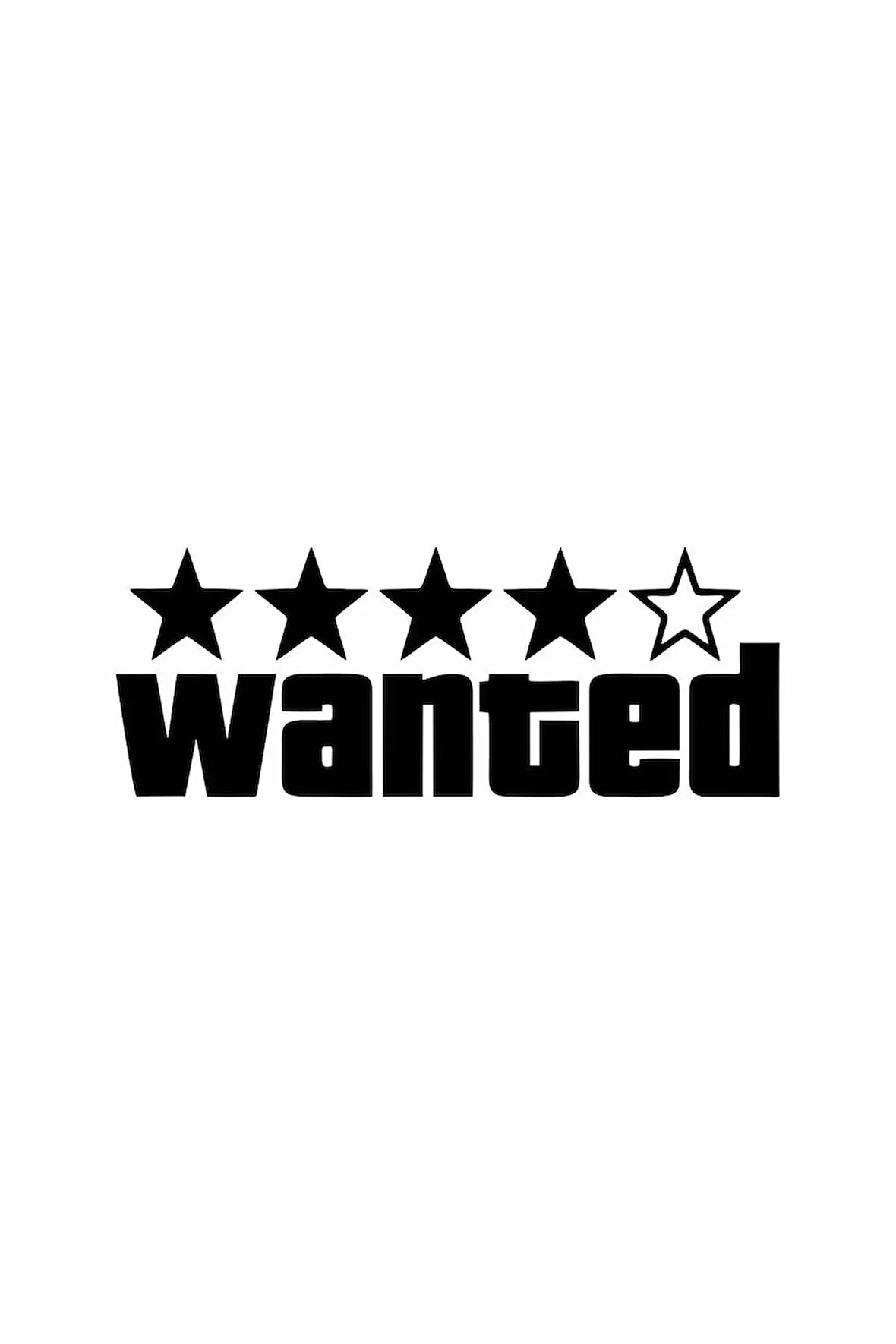 Wanted Motorsiklet, Laptop, Cam, Kask, Araba Sticker 18x7 Cm