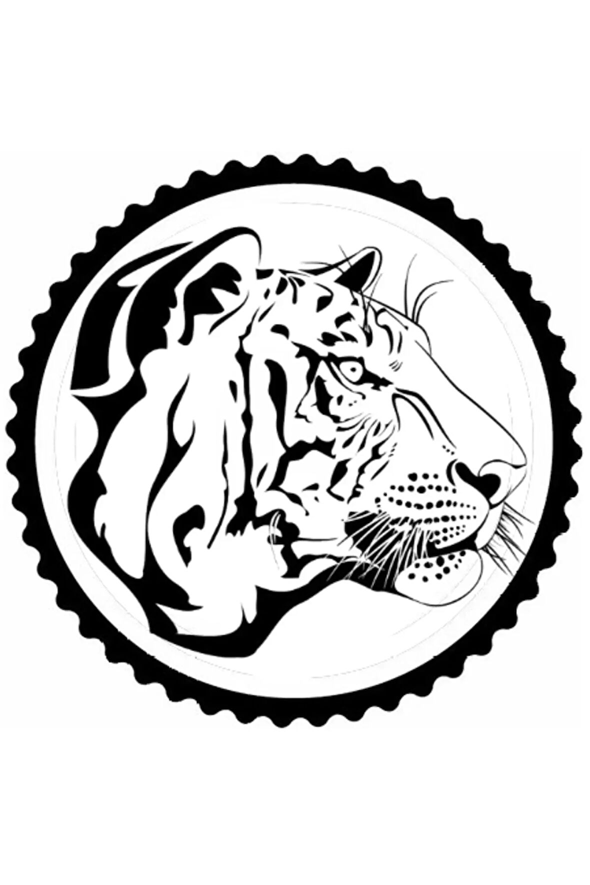 Kaplan Tasarım 4.Model Sticker 10 x 10 cm
