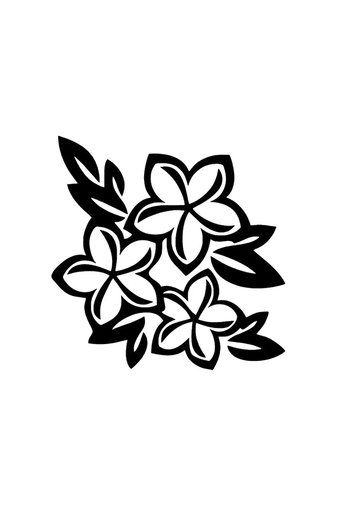 Çiçek Buketi Sticker Oto Motor Laptop Duvar Folyo Sticker 10x10 cm