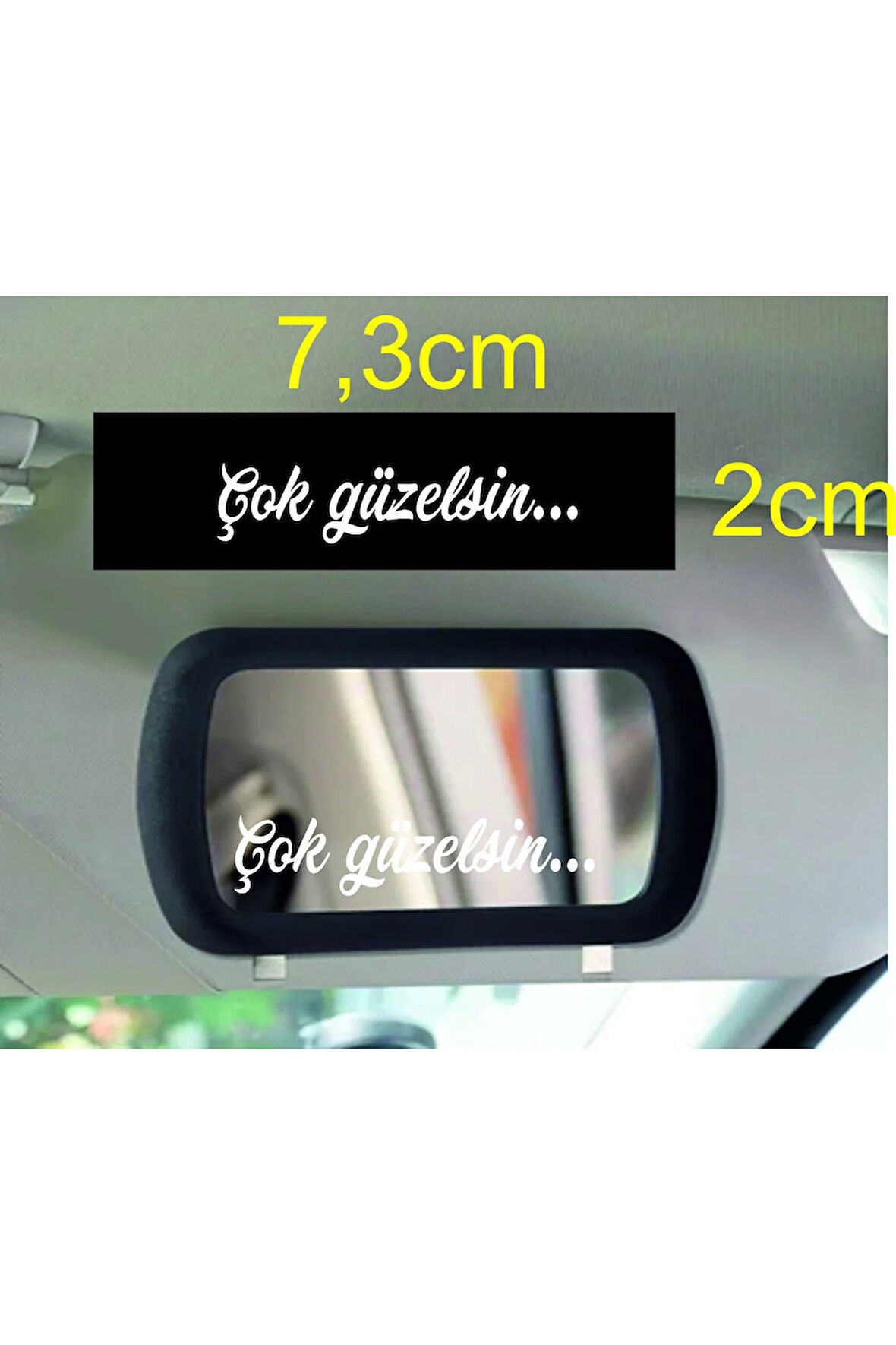 Otomobil motor arka cam yazısı sticker çokgüzelsin...