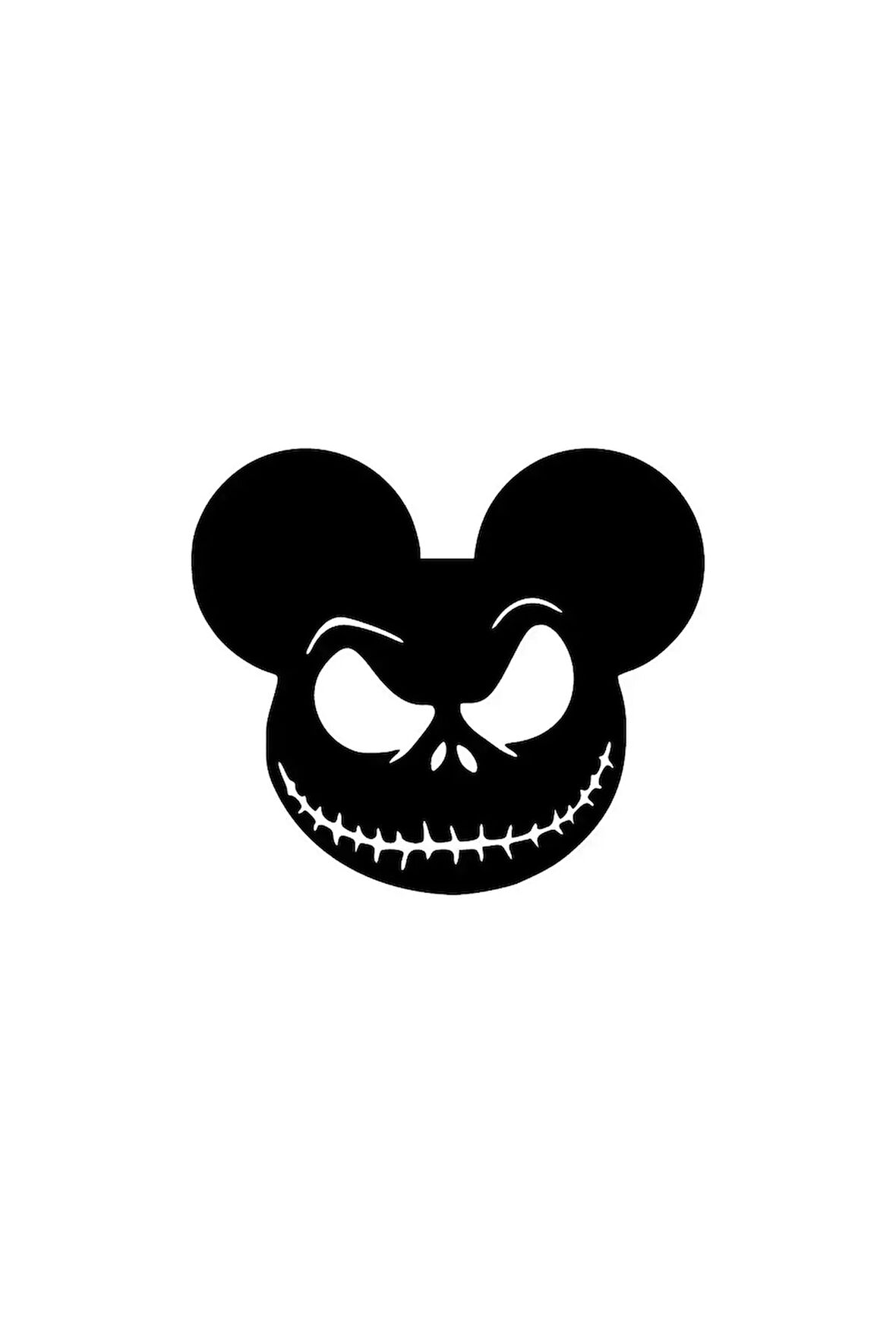 Mickey Sticker (Oto-Motor-Laptop-Duvar-Dekor) 20 x 18 cm