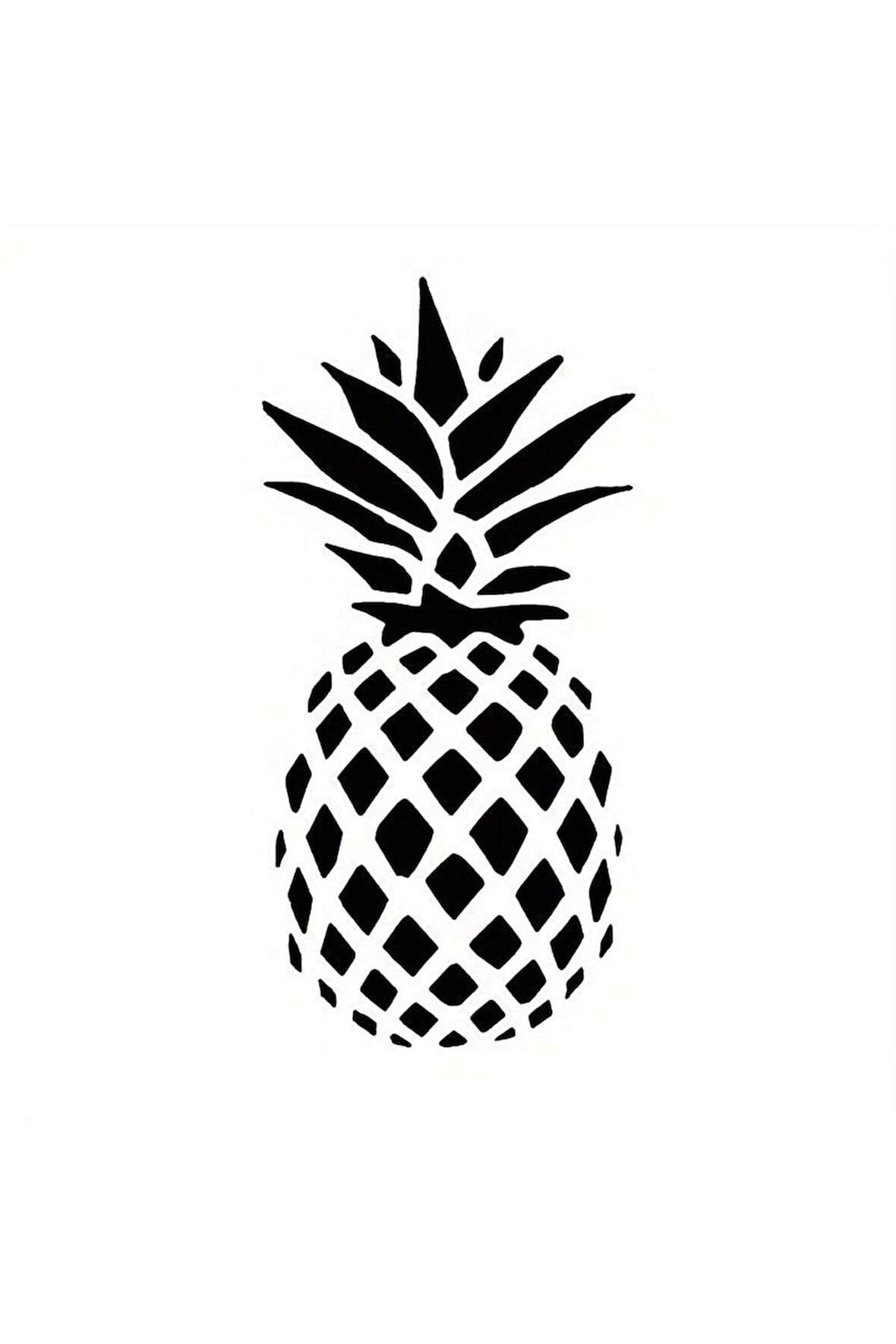 Ananas Oto Arka Cam Sticker 5 X 10 Cm