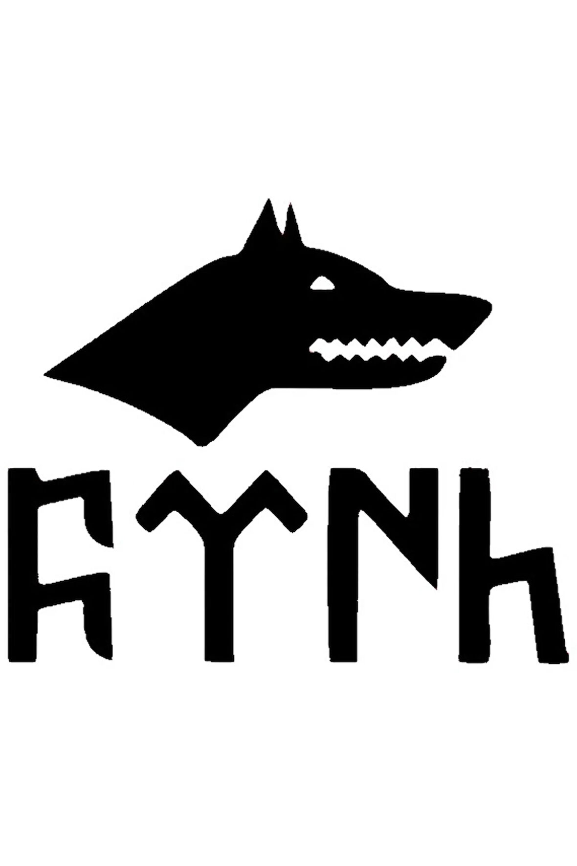 Börteçine Ve Göktürkçe Türk Yazısı Oto Arka Cam Sticker 20 X 20 Cm