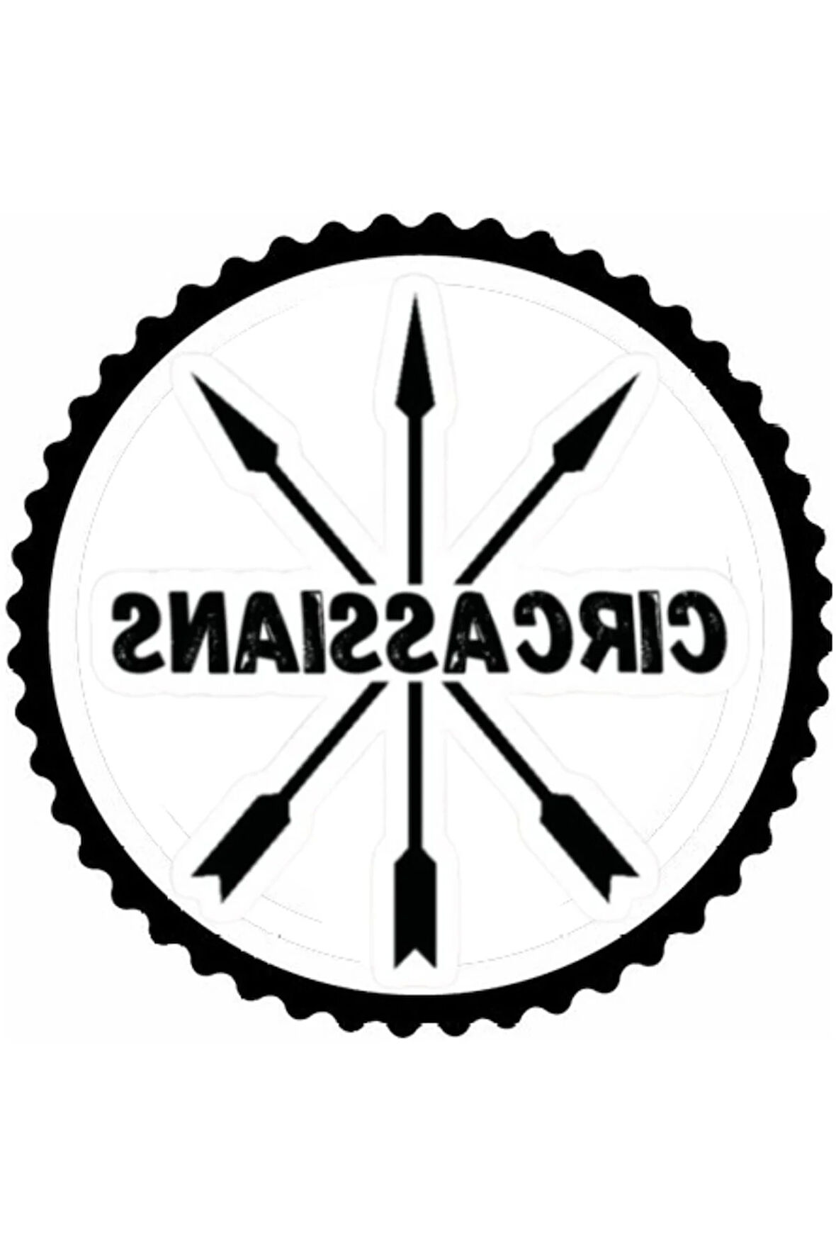 Kafkas Sembolleri Tasarım 5.Model Sticker 20 x 20 cm