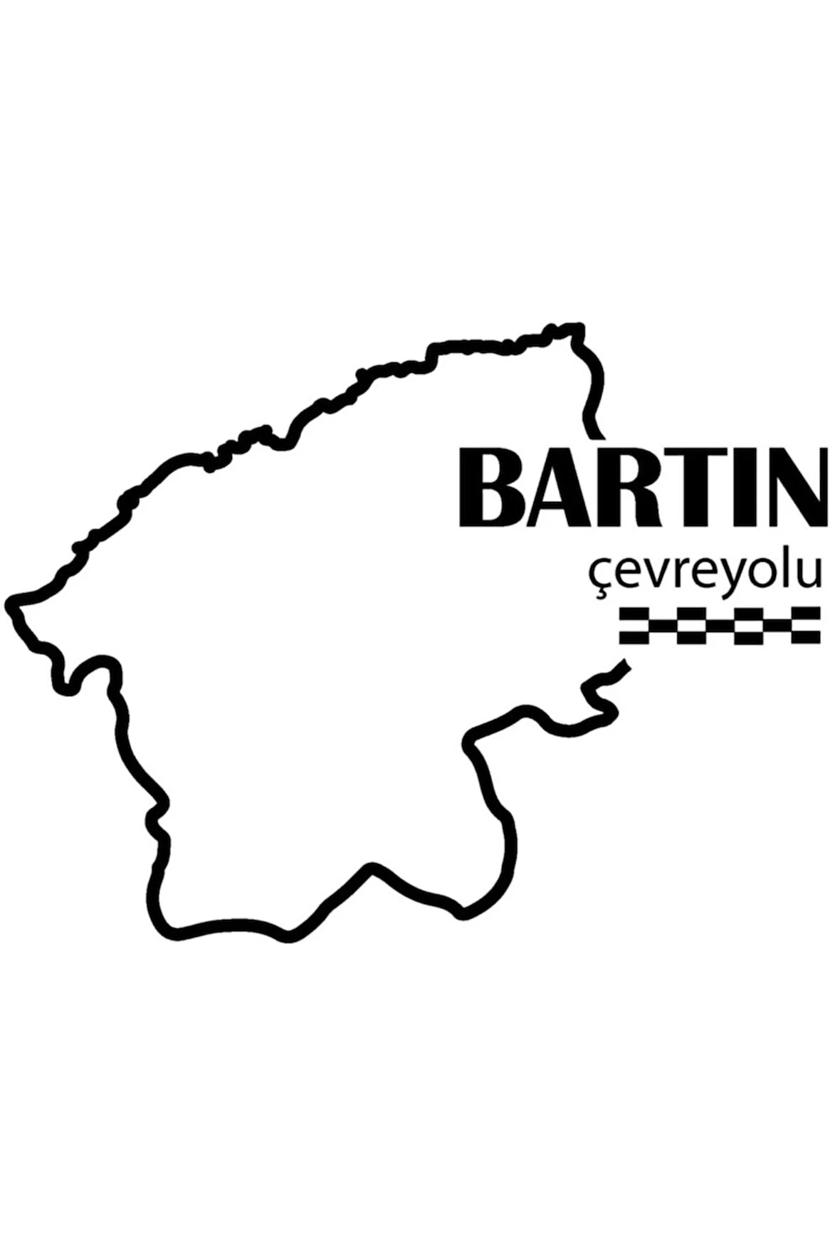 Bartın Çevreyolu özel yeni sticker 12*9 Cm