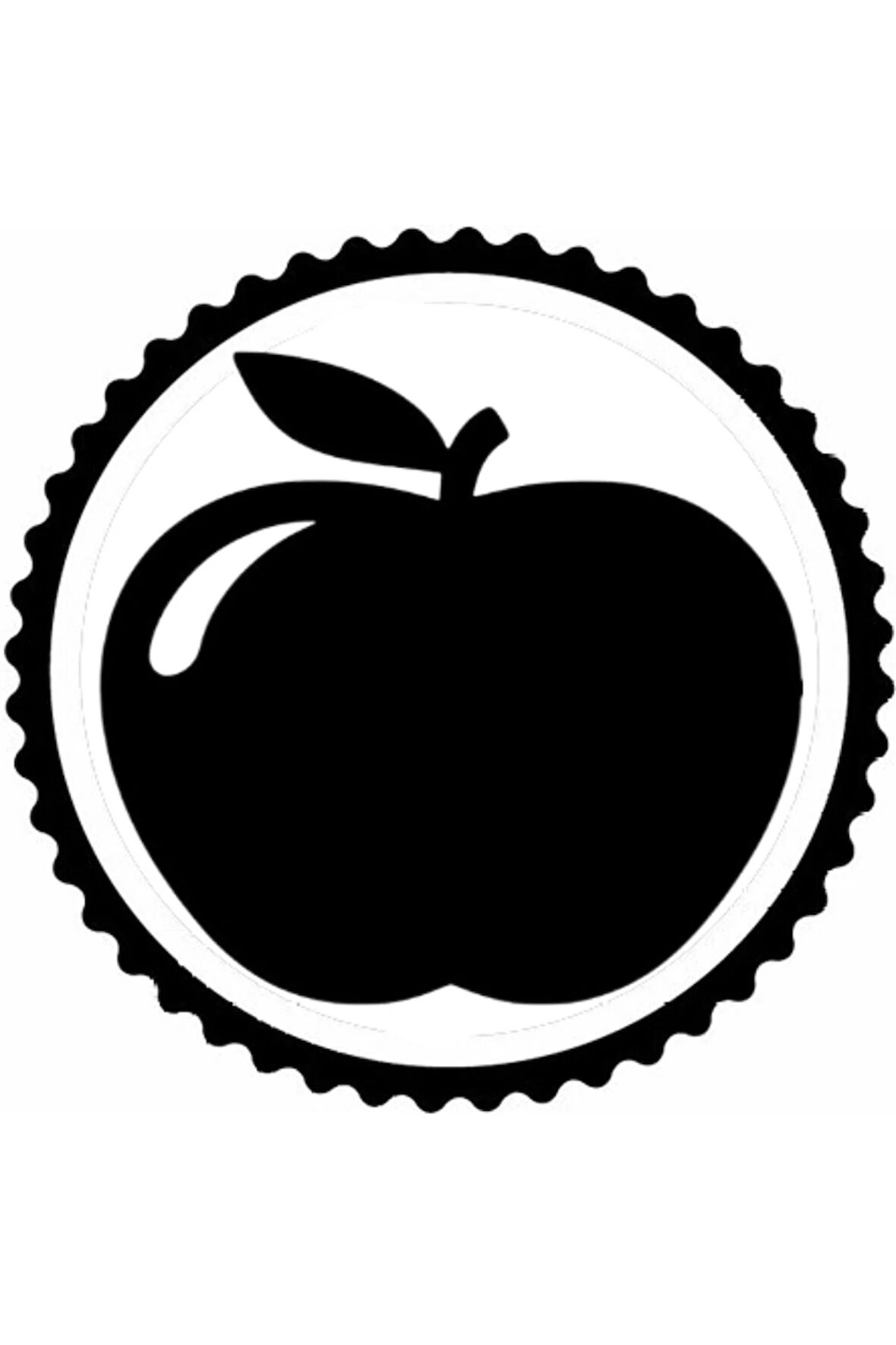 Elma Tasarım Sticker 10 x 10 cm