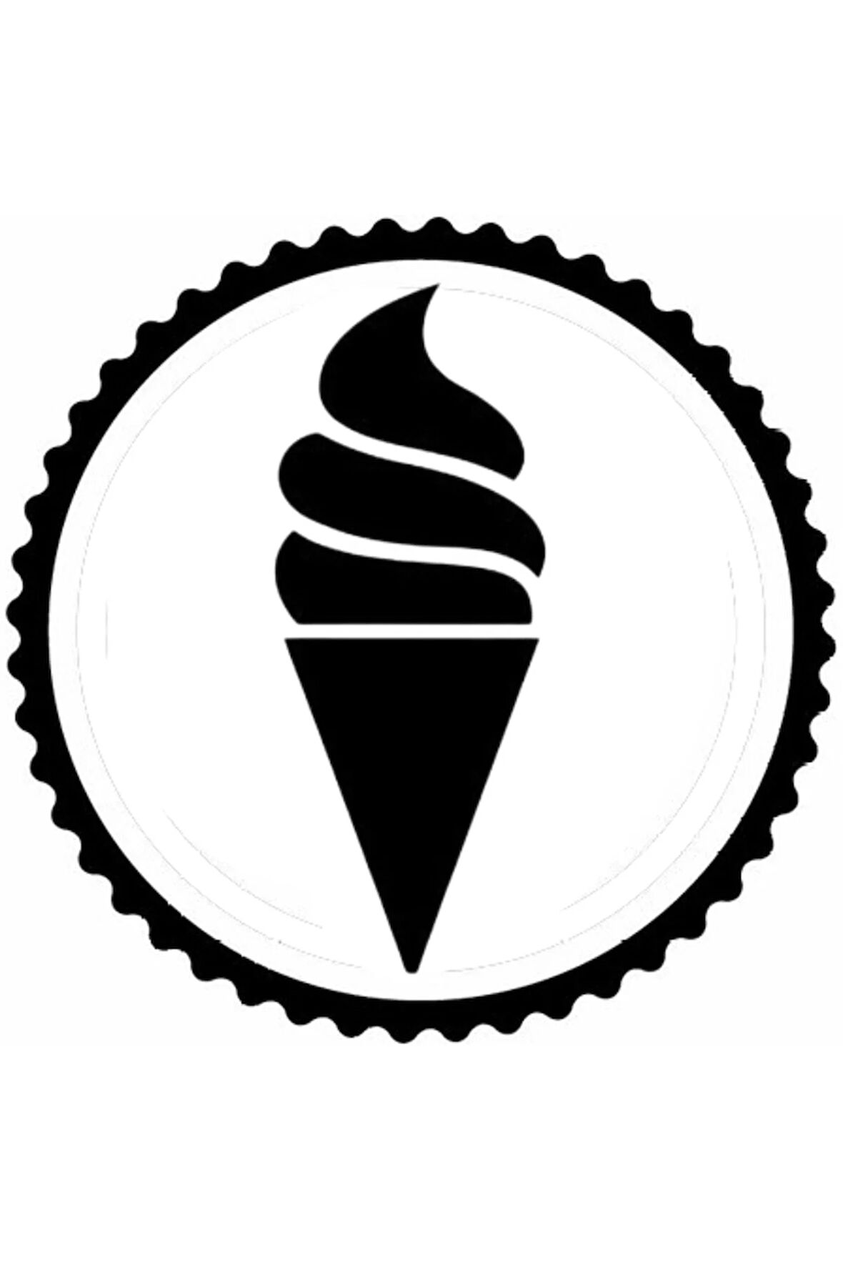 Külahta Dondurma Tasarım Sticker 20 x 20 cm