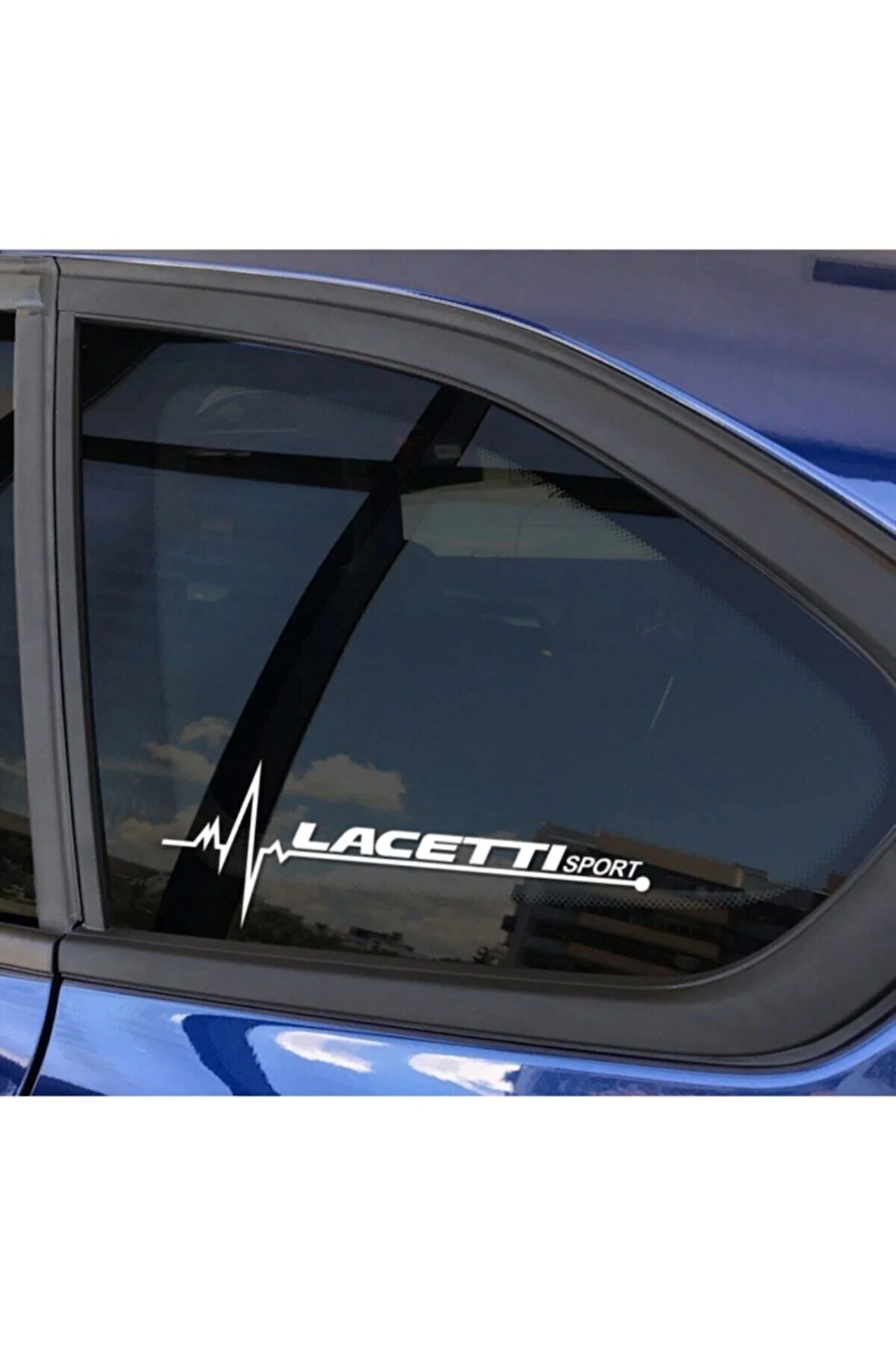 Chevrolet Lacetti İçin Uyumlu Aksesuar Yan Kapı Cam Sticker Oto 20 x 7Cm