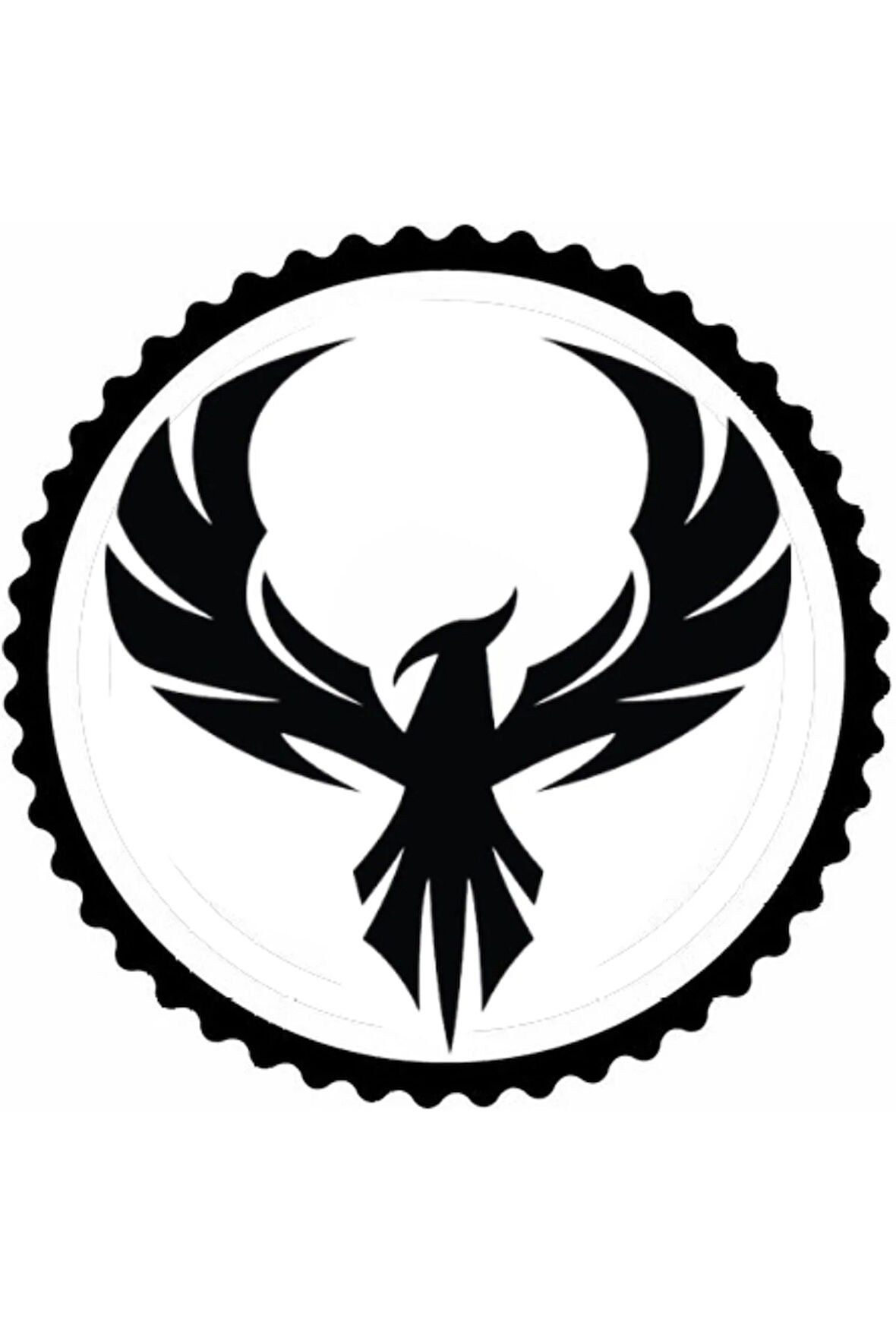 Kartal Desen 2.Model Tasarım Sticker 10 x 10 cm