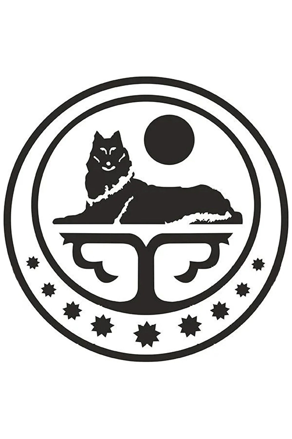 Çeçen Amblemi  1 (Oto-Motor-Laptop-Dekor) Sticker 10 x 10 cm