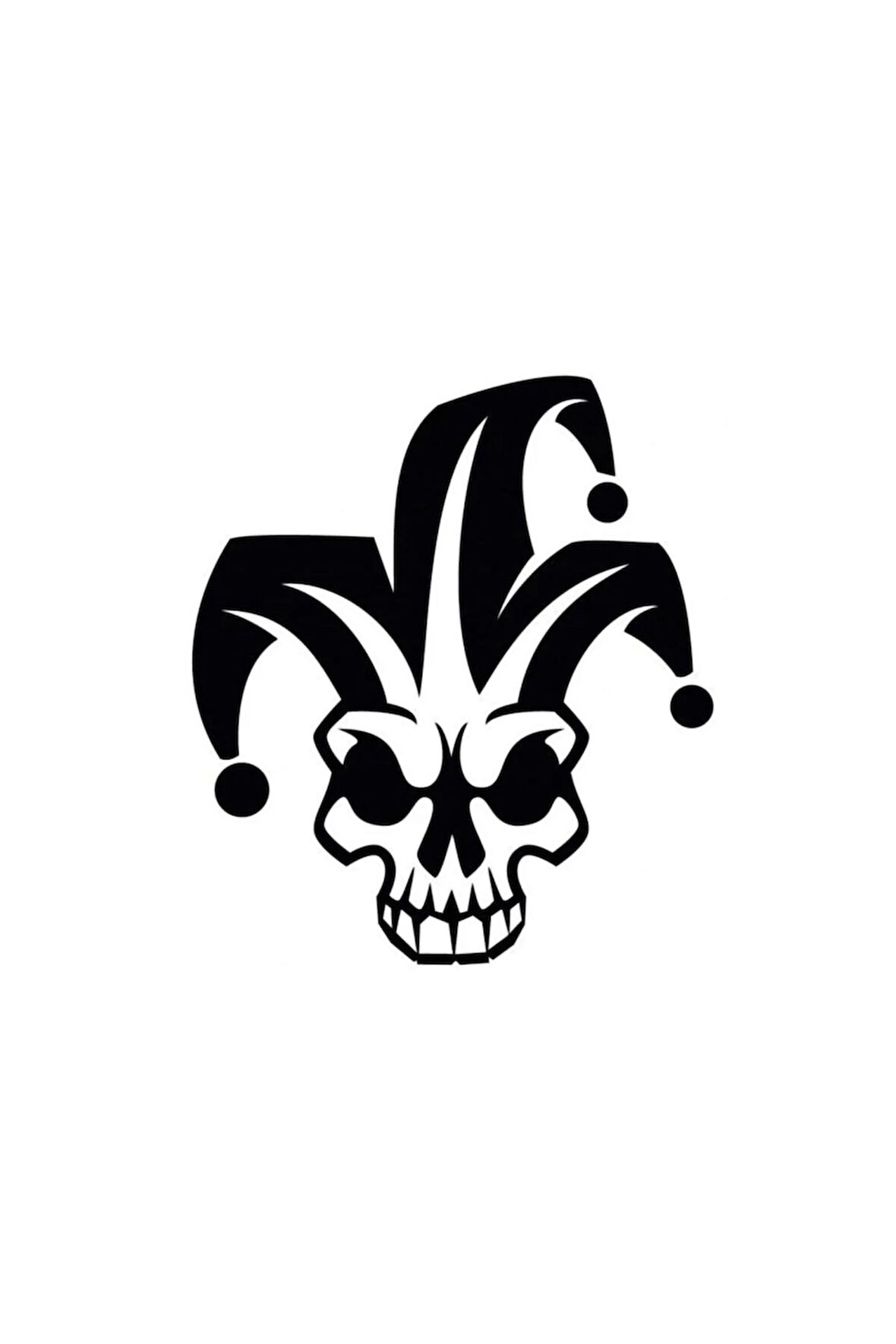 Joker Oto Motor Laptop Duvar Folyo Sticker 10x11 Cm