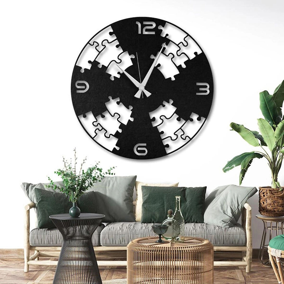 Puzzle Modern Ahşap duvar tablo 
