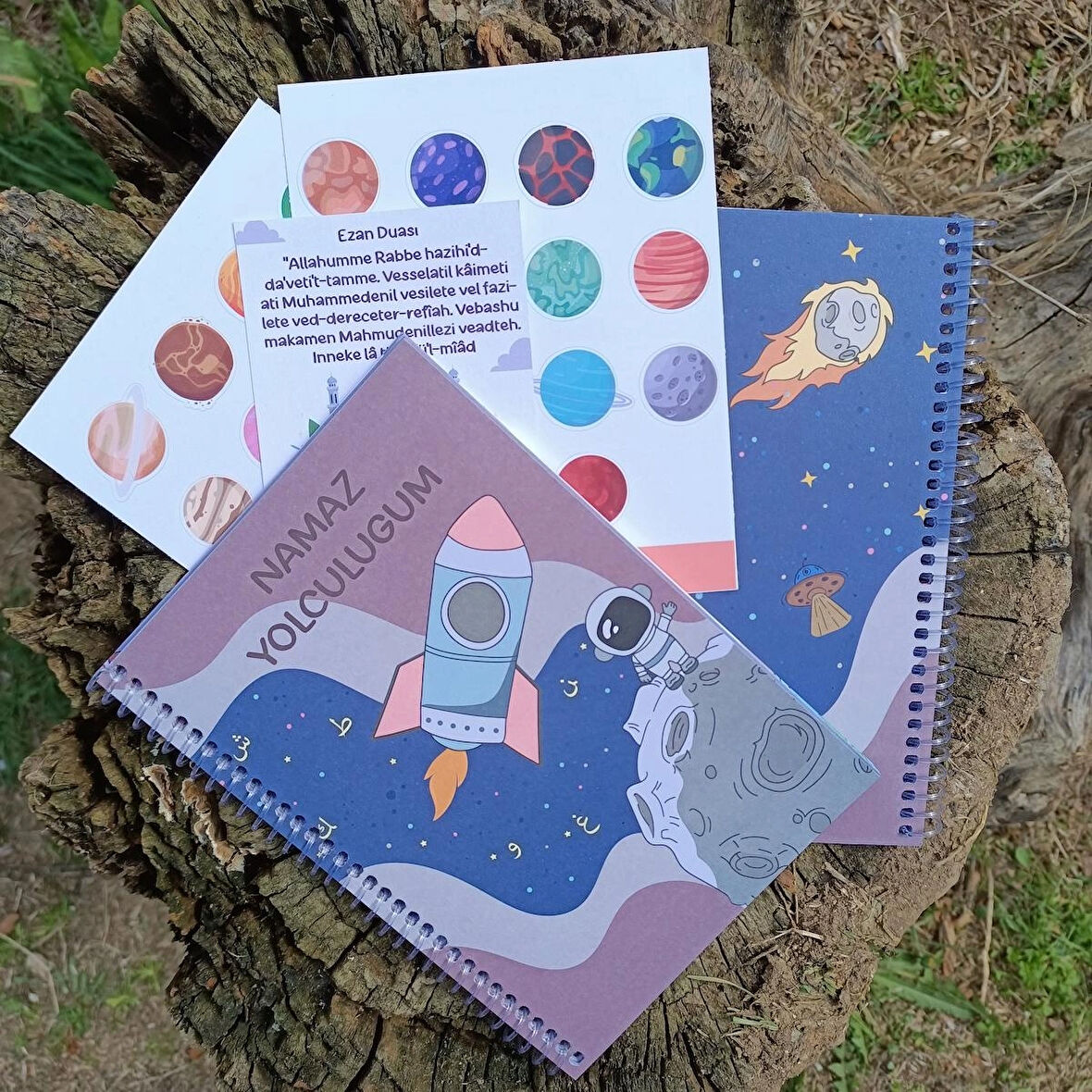 Çocuklar Için Namaz Yolculuğum Defteri | Sticker ve Dua Kartı Hediyeli