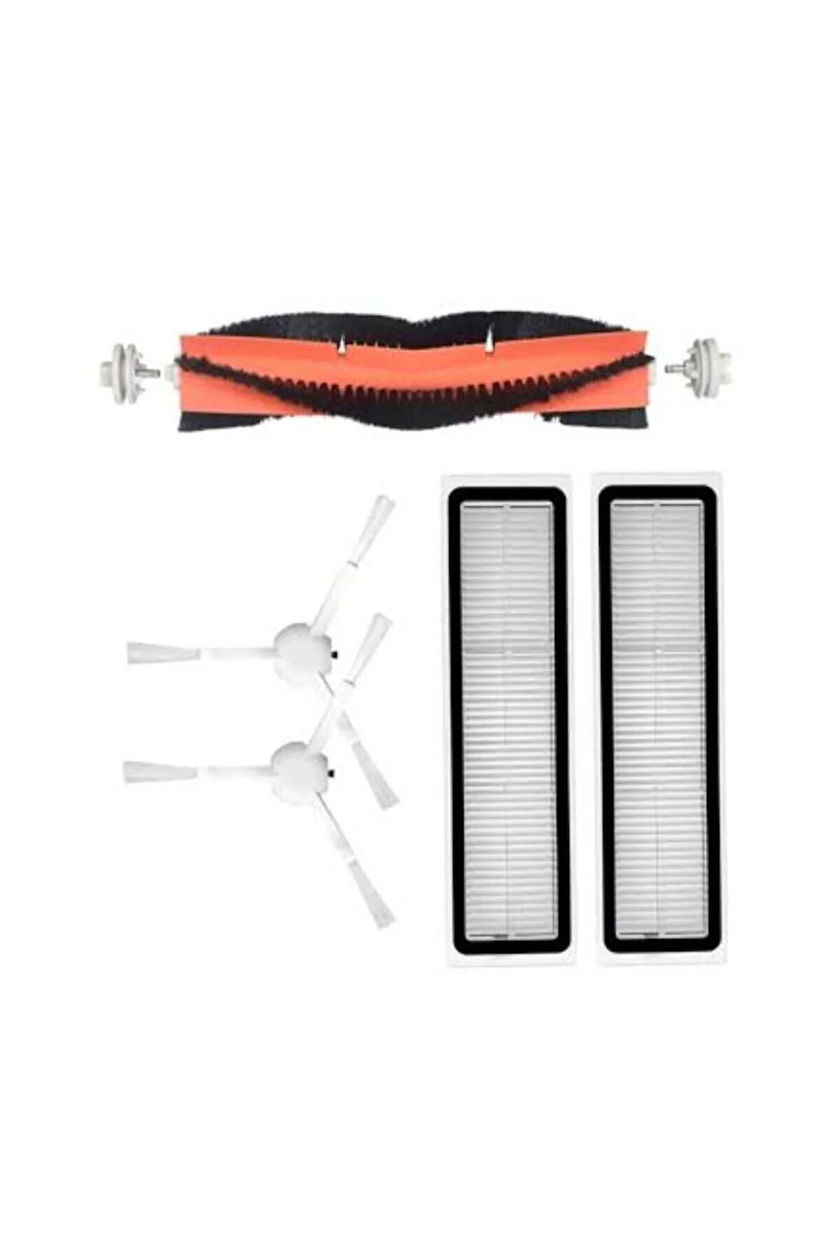 Vestel V-Bot Pro uyumlu yedek fırça filtre seti