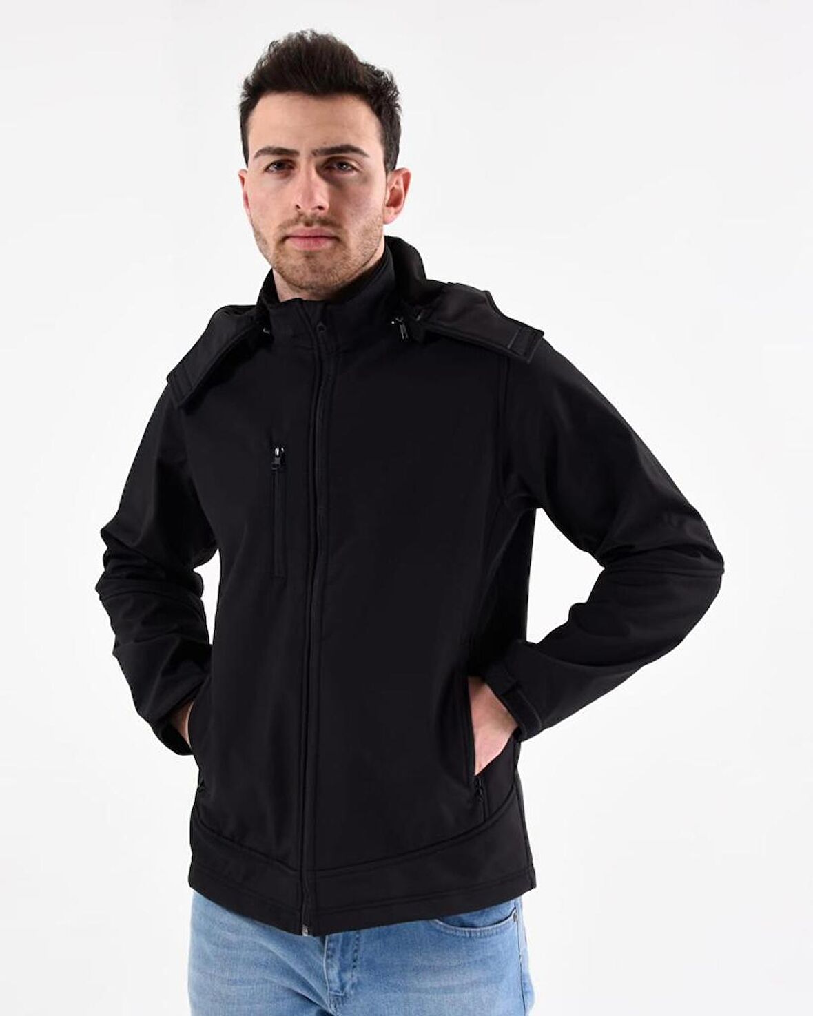 SOFTSHELL KAPŞONLU MONT