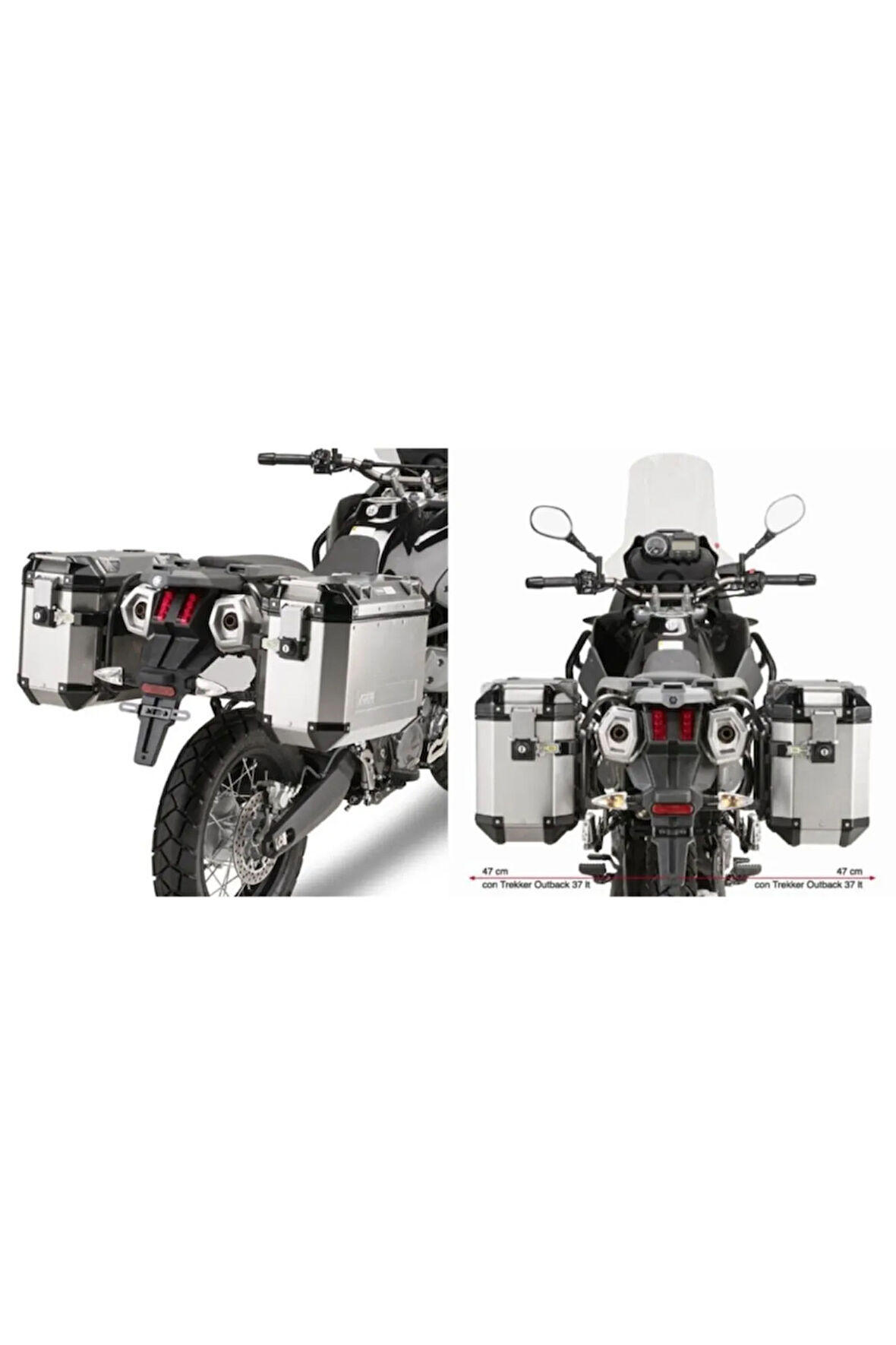 Gıvı Pl1111cam Honda Nc 700 X-s - Nc 750 X-s - Nc 750 X-s Dct (12-15) Yan Çanta Taşıyıcı