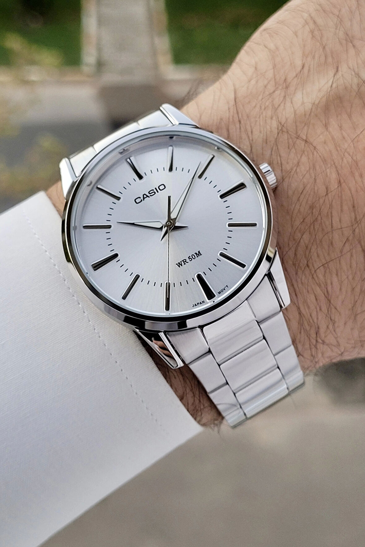 Casio CSISTE101 Gümüş Renk Hediye Paketli Erkek Kol Saati