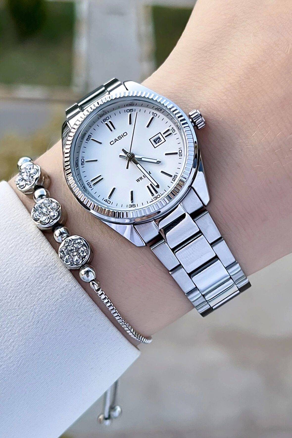 Casio CSISTE81 Gümüş Renk Hediye Paketli Kadın Kol Saati