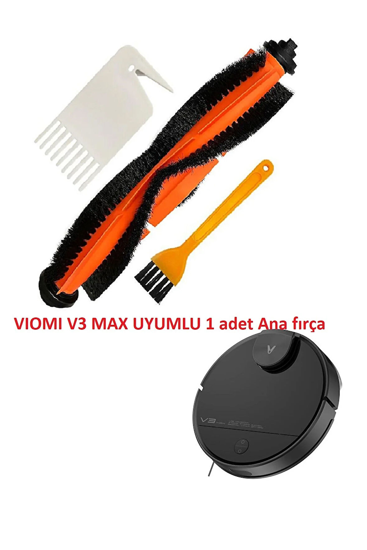 VIOMI V3 Uyumlu  Max Ana Fırça - Orta Fırça 1 Adet