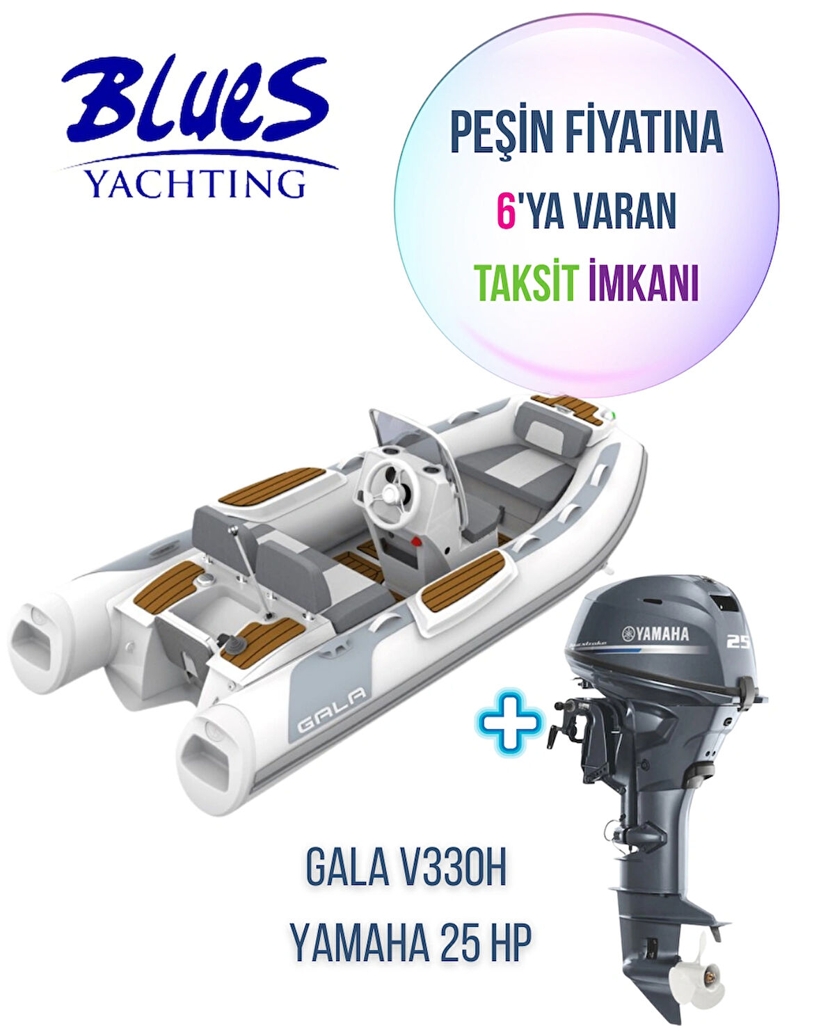 GALA V330 VIKING + YAMAHA 25HP