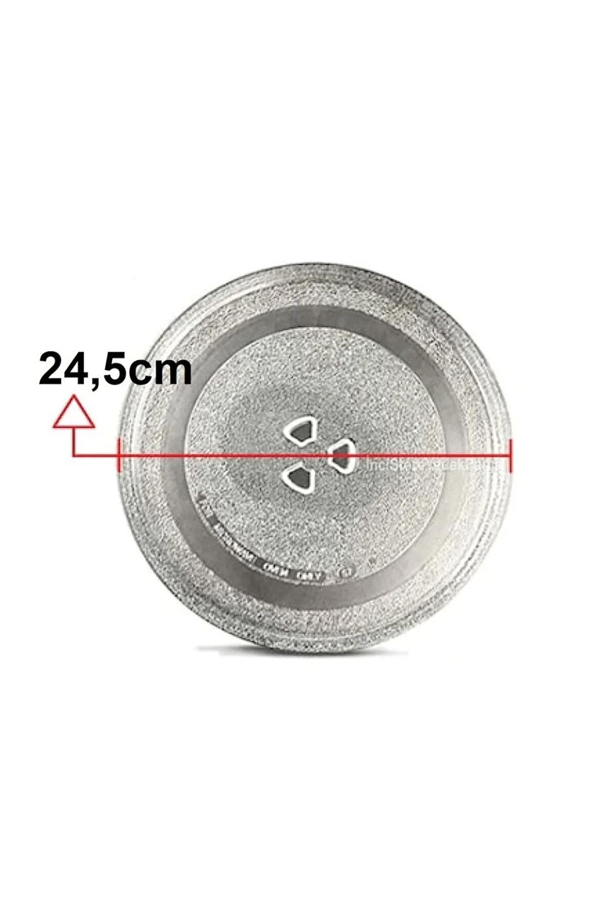 Regal Mikrodalga Fırın Cam Tabak Tepsi Döner Tabla Tırnaklı 24,5cm 245mm V42055622