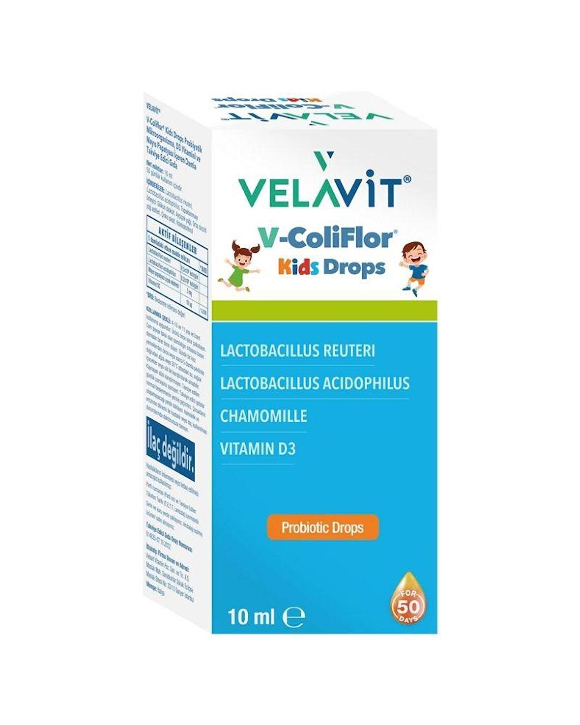 Velavit V-Coliflor Kids Drops 10 Ml Damla