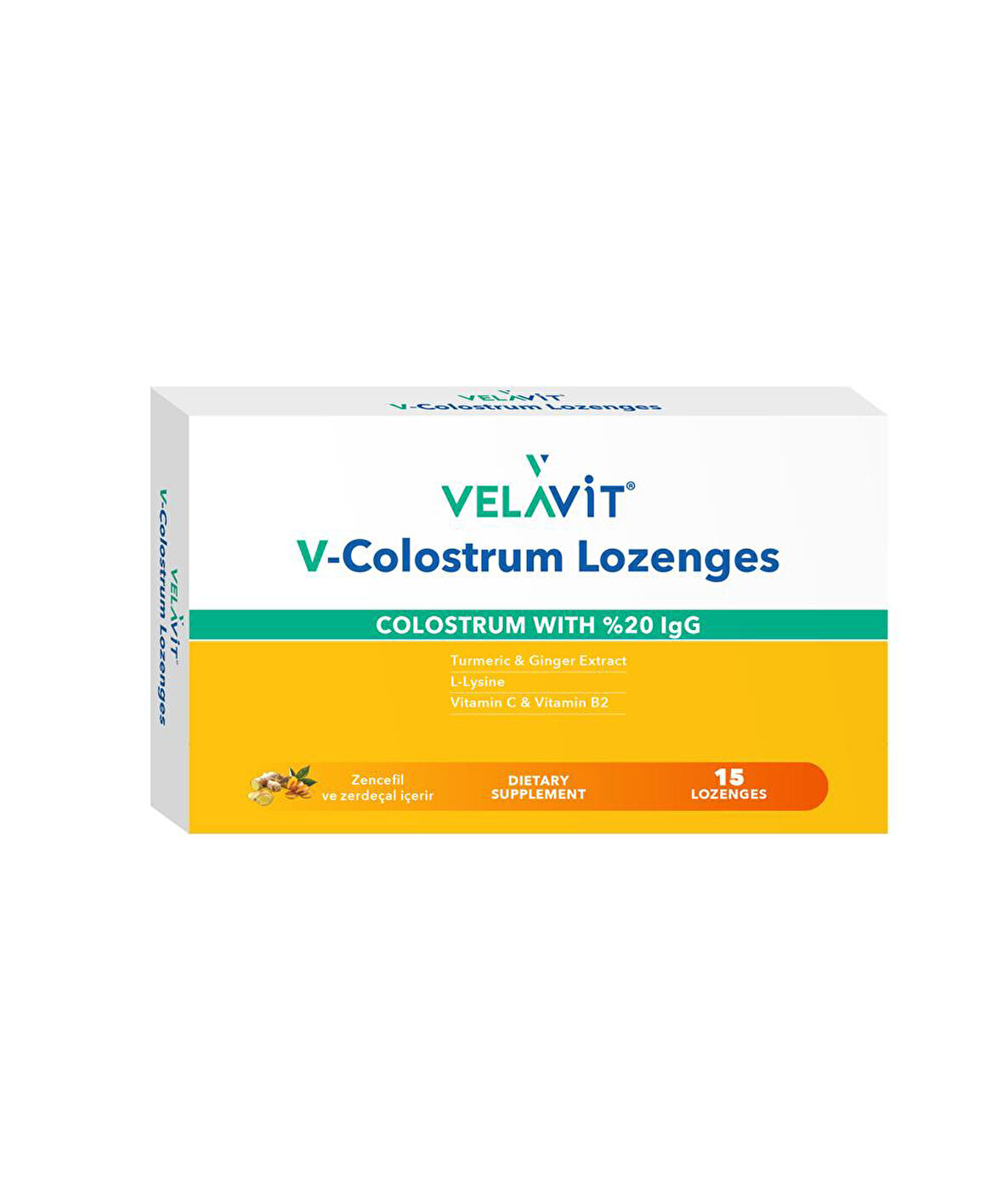 Velavit V- Colostrum Lozenges 15 Pastil