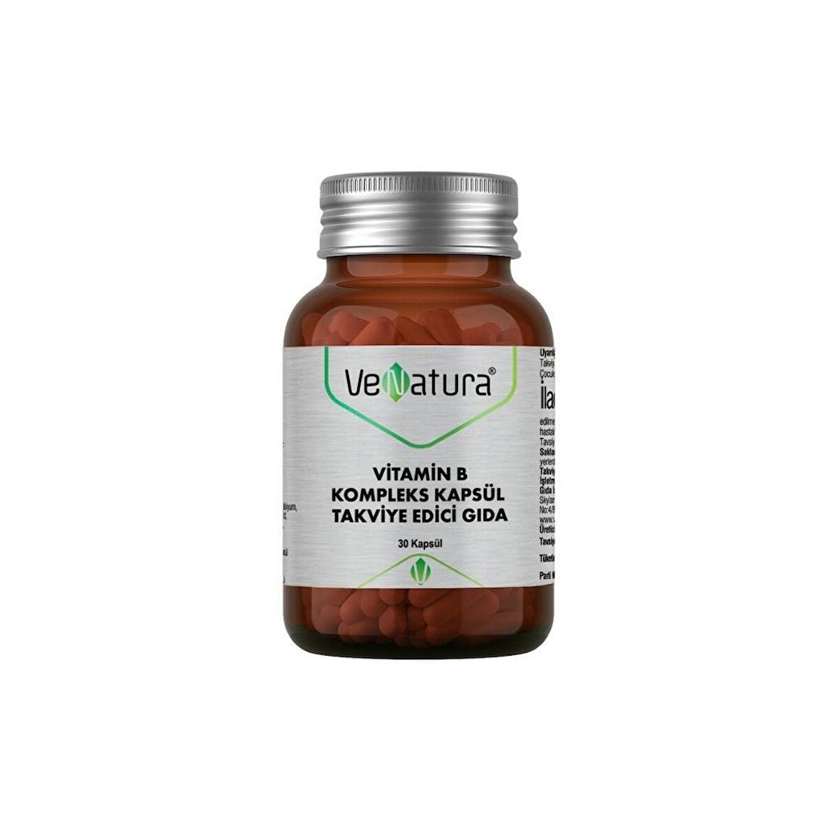 Vitamin B Kompleks Kapsül Takviye Edici Gıda 30 Kapsül