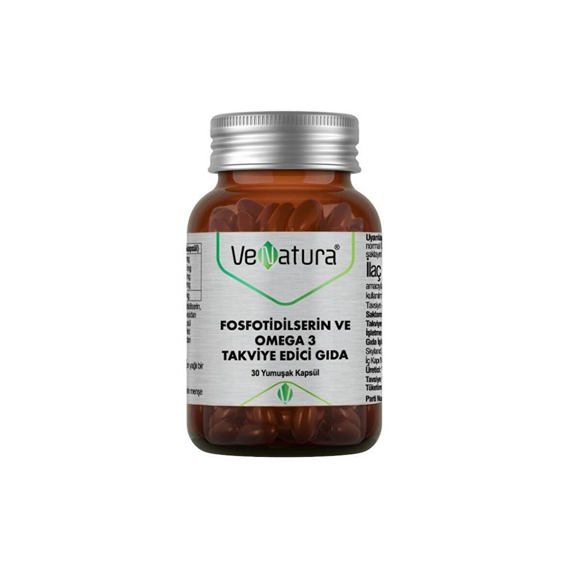 Fosfotidilserin Ve Omega3 Takviye Edici Gıda 30 Yumuşak Kapsül