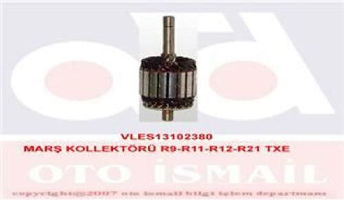 Valeo 102380 Marş Kollektörü Renault 9 Renault 11 Renault 11 102380