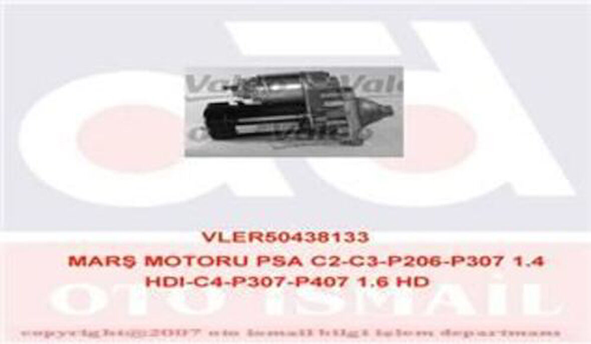 Valeo 446514 Marş Motoru Peugeot Partner Citroen Berlingo 5802.Y4