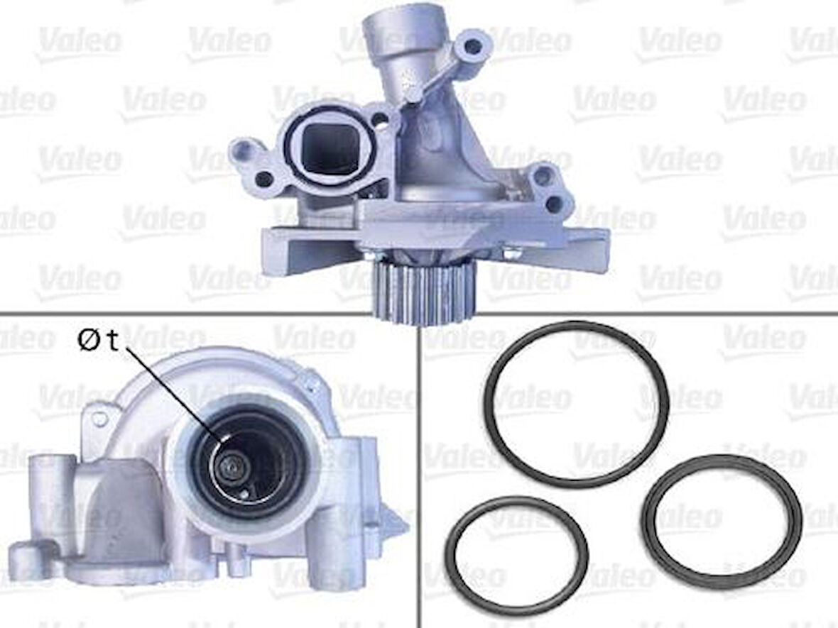 Valeo 506918 Devirdaim Su Pompası 206 GTI 406 YM P307 P607 P807 C4 C5 Ew10J4 2.0 16V P407 C5 II 406 YM Ew7A Ew7J4 P407 P607 C8 P807 Ew12J3 PA10233