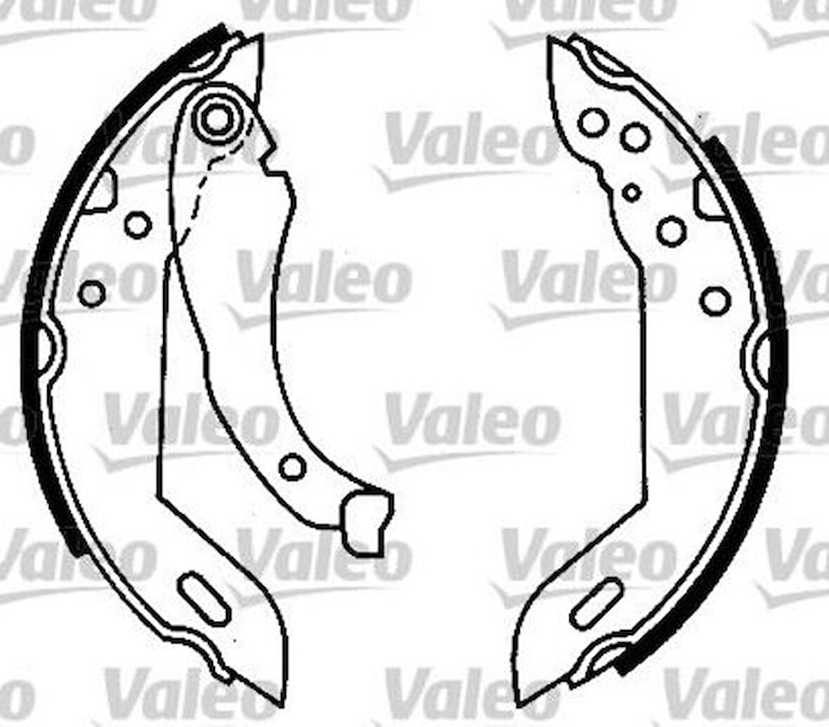Valeo 562033 Arka Fren Balatası Pabuclu Renault R9 R11 R19 Clıo I Peugeot 205 Kucuk