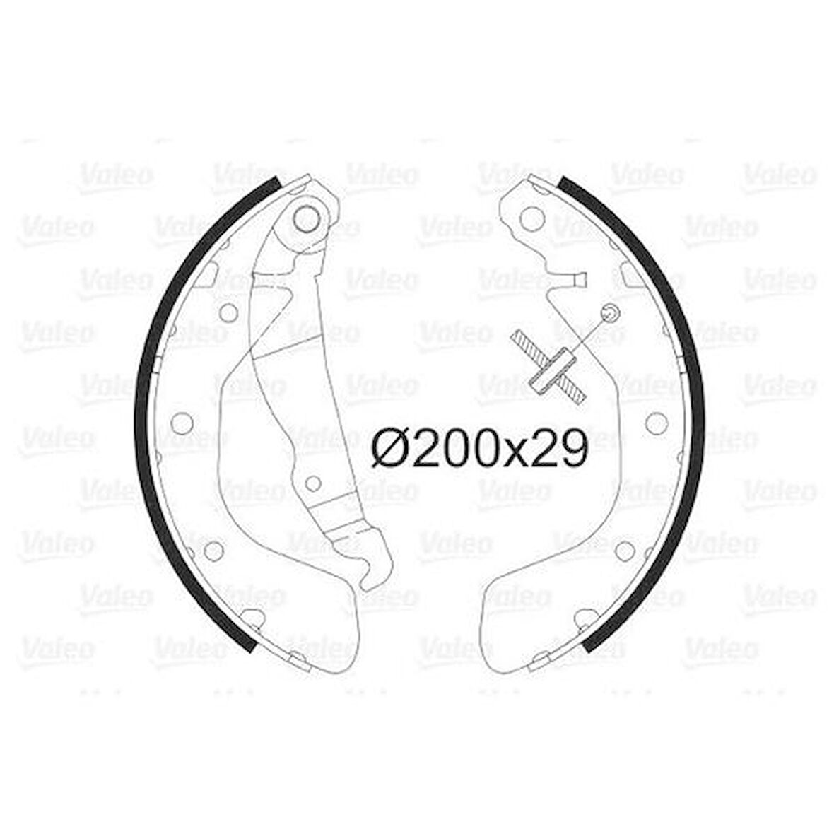 Valeo 562077 Arka Fren Balatası İnce Tip Corsa B Astra F 1605952