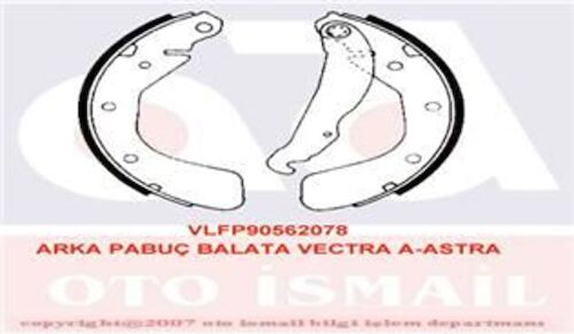 Valeo 562078 Arka Fren Balatası Kalın Tip Astra G-Vectra A-Astra F-Corsa C 1605953