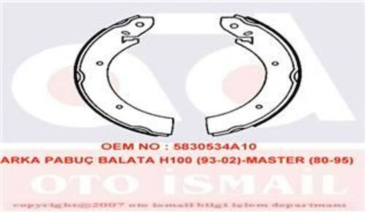 Valeo 562108 Arka Fren Balatası Kampana H100 Minibüs Kamyonet 94-05 Musso 96-Korando 96-Actyon 05-Kyron 05-Levend 5020419