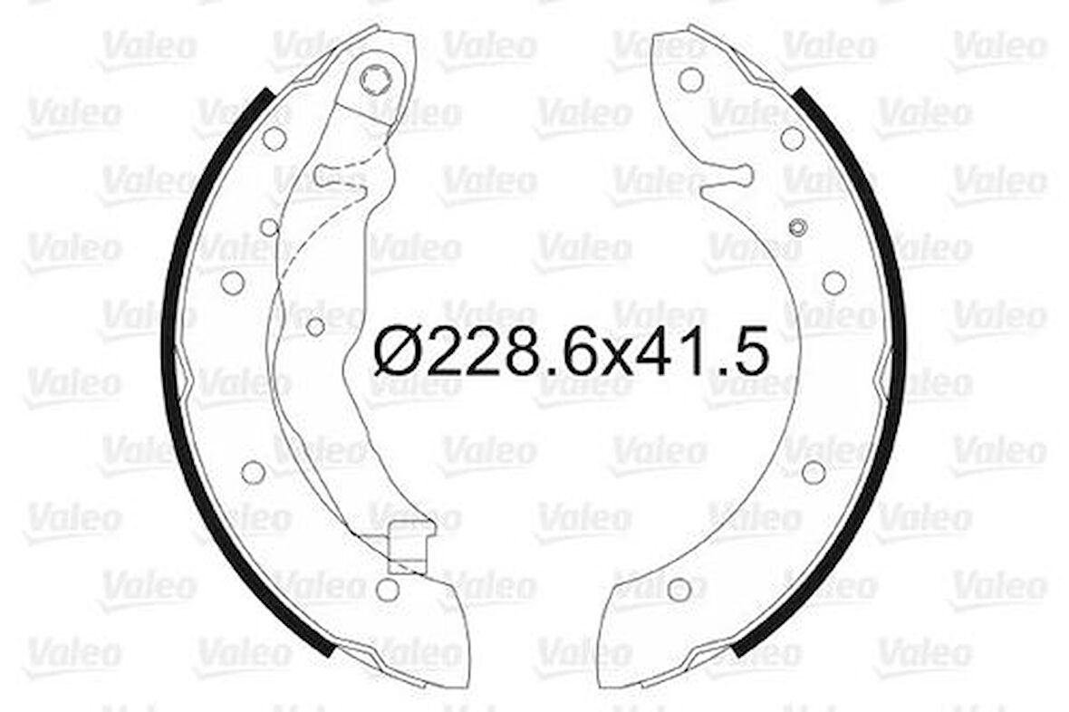 Valeo 562551 Arka Fren Balatası Pabuç BMW E36 M40 M42 4211160504