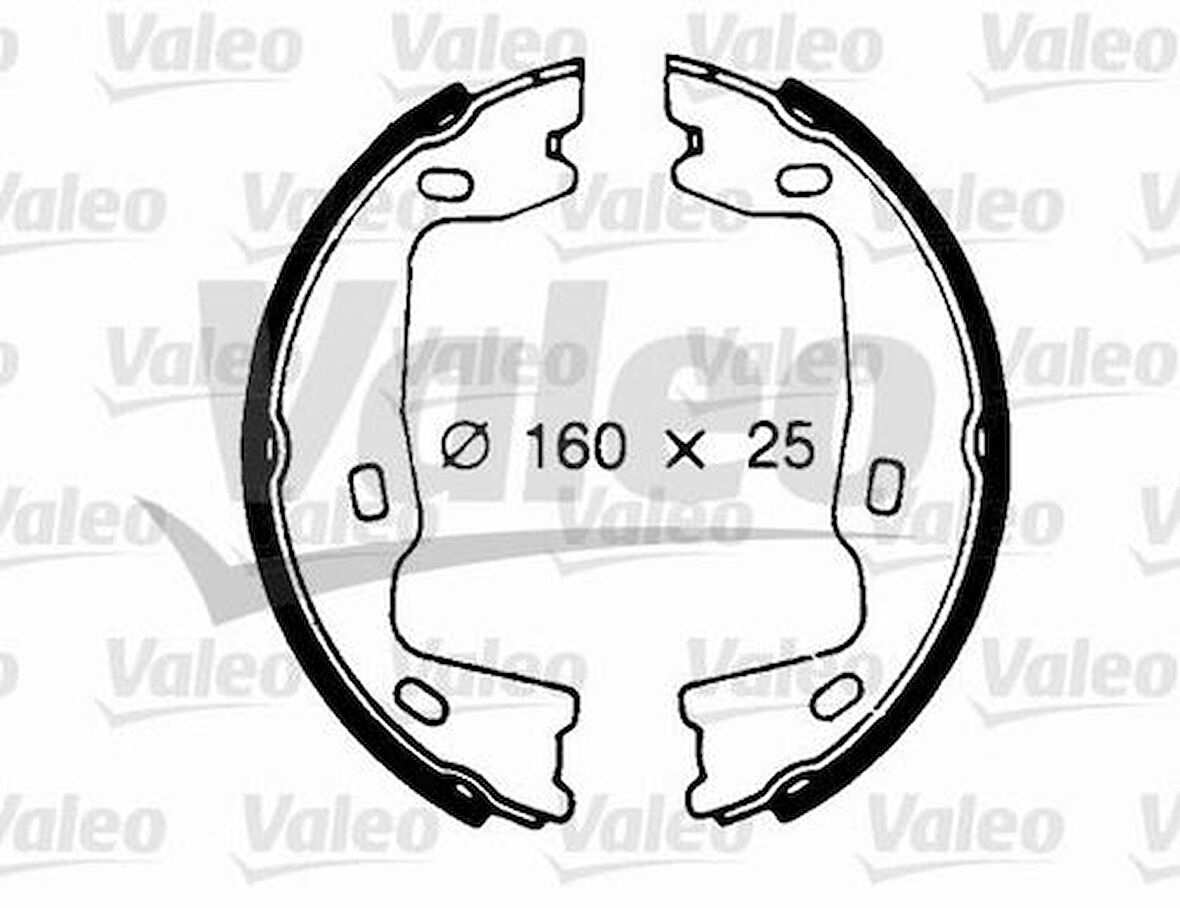 Valeo 562572 El Fren Balatası Vectra A Vectra B Astra F Omega B 1605938
