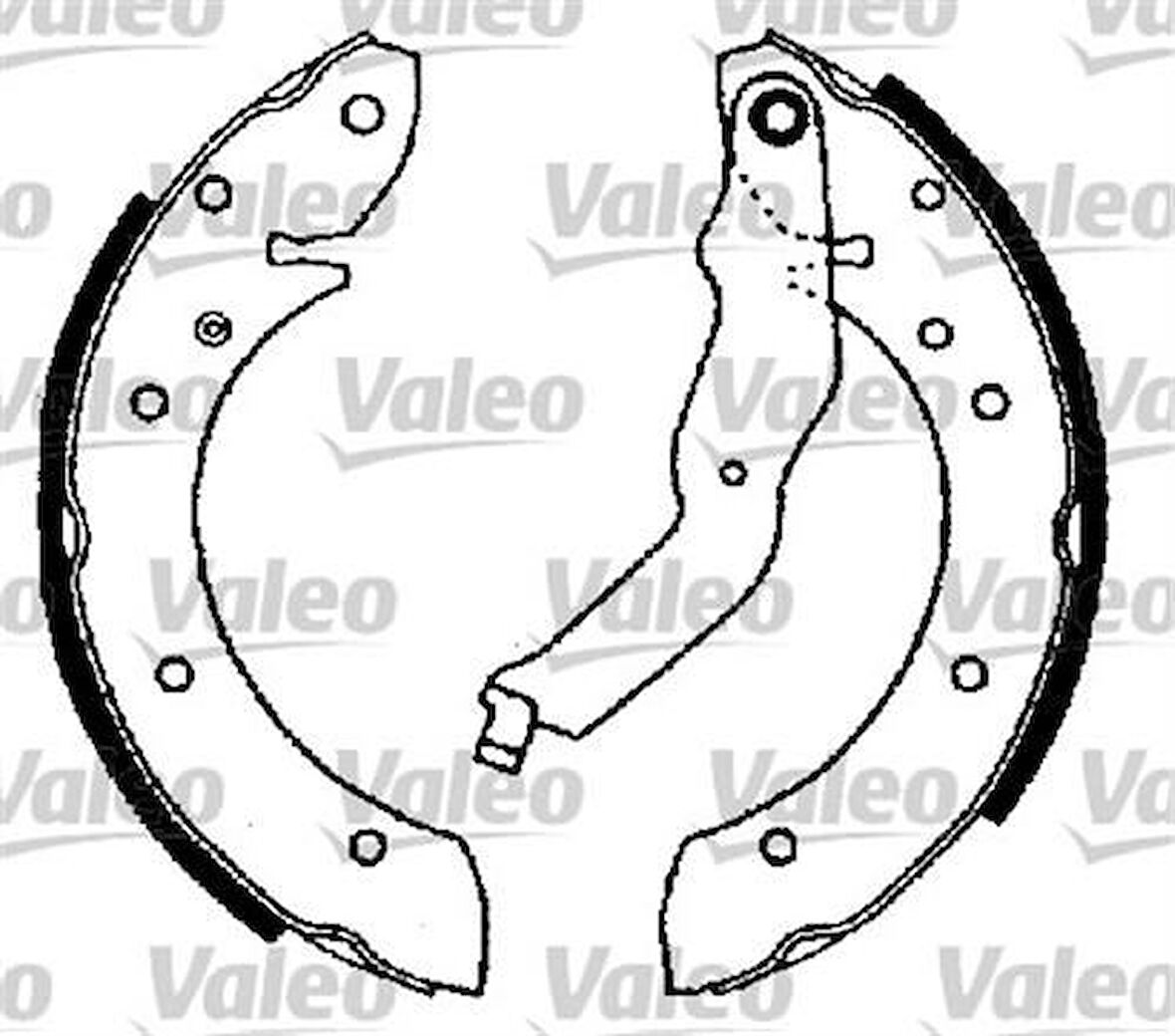 Valeo 562587 Arka Fren Balatası Pabuç Megane Scenic 1.4 1.6 96- 7701205339