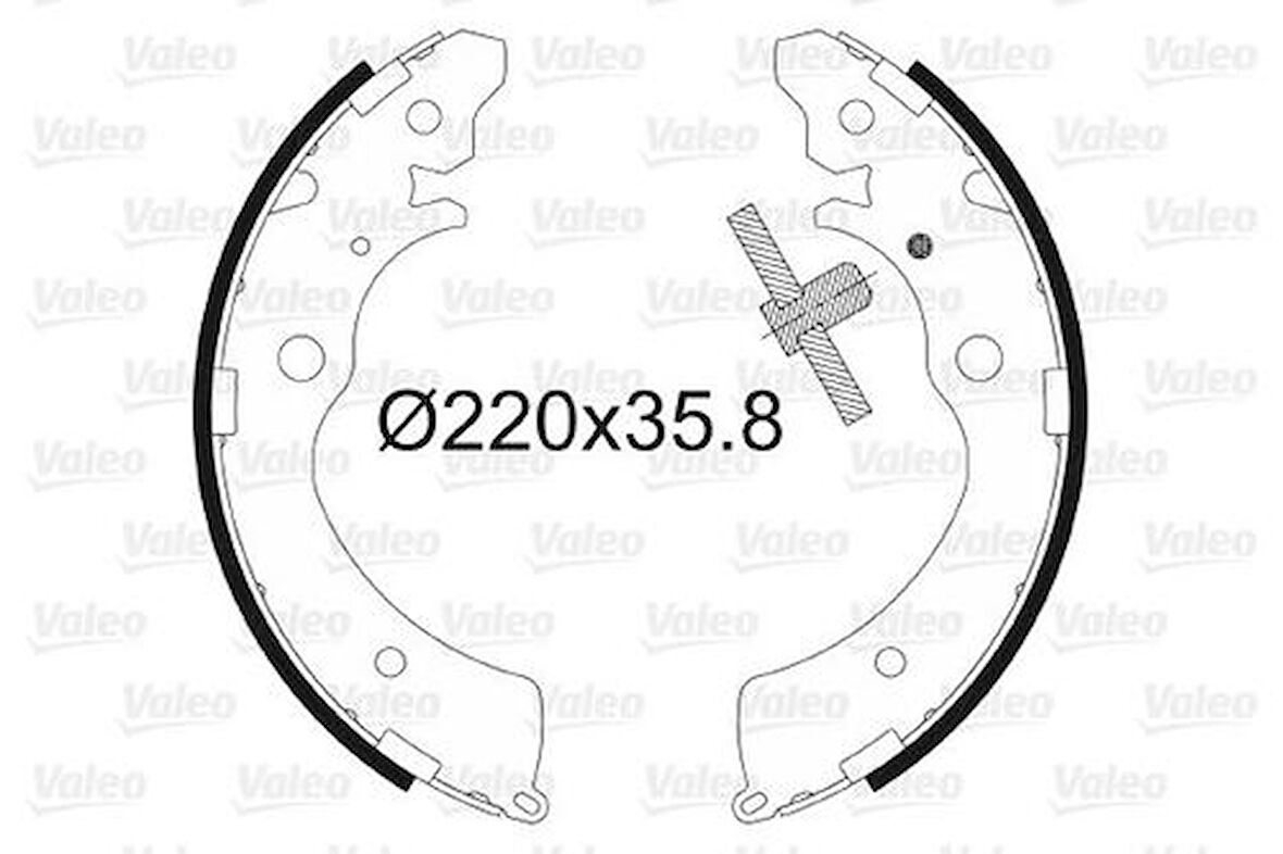 Valeo 562591 Fren Balatası Arka Pabuç Honda Accord 85-93 Civic VII 00-05 CRV 95-06 Fr-V 04-Hr-V 99-Jimny 98-01 4431S5SE01