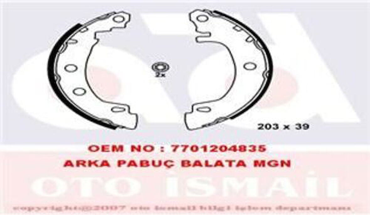Valeo 562629 Arka Fren Balatası Pabuc Megane I 96>02