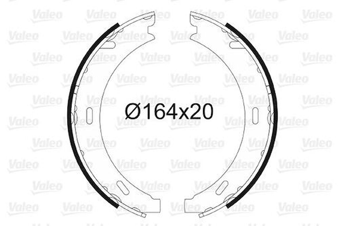 Valeo 562767 Fren Balatası Arka Park Freni Pabuçu W168 97-04 W169 04-12 W245 05-11 Vaneo 414 02-05 W203 00-07 C209 02-08 1244200720
