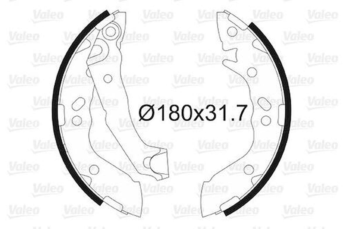 Valeo 562996 Arka Fren Balatası Kampana Pabuc Hyundaı Atos 1.0 98>